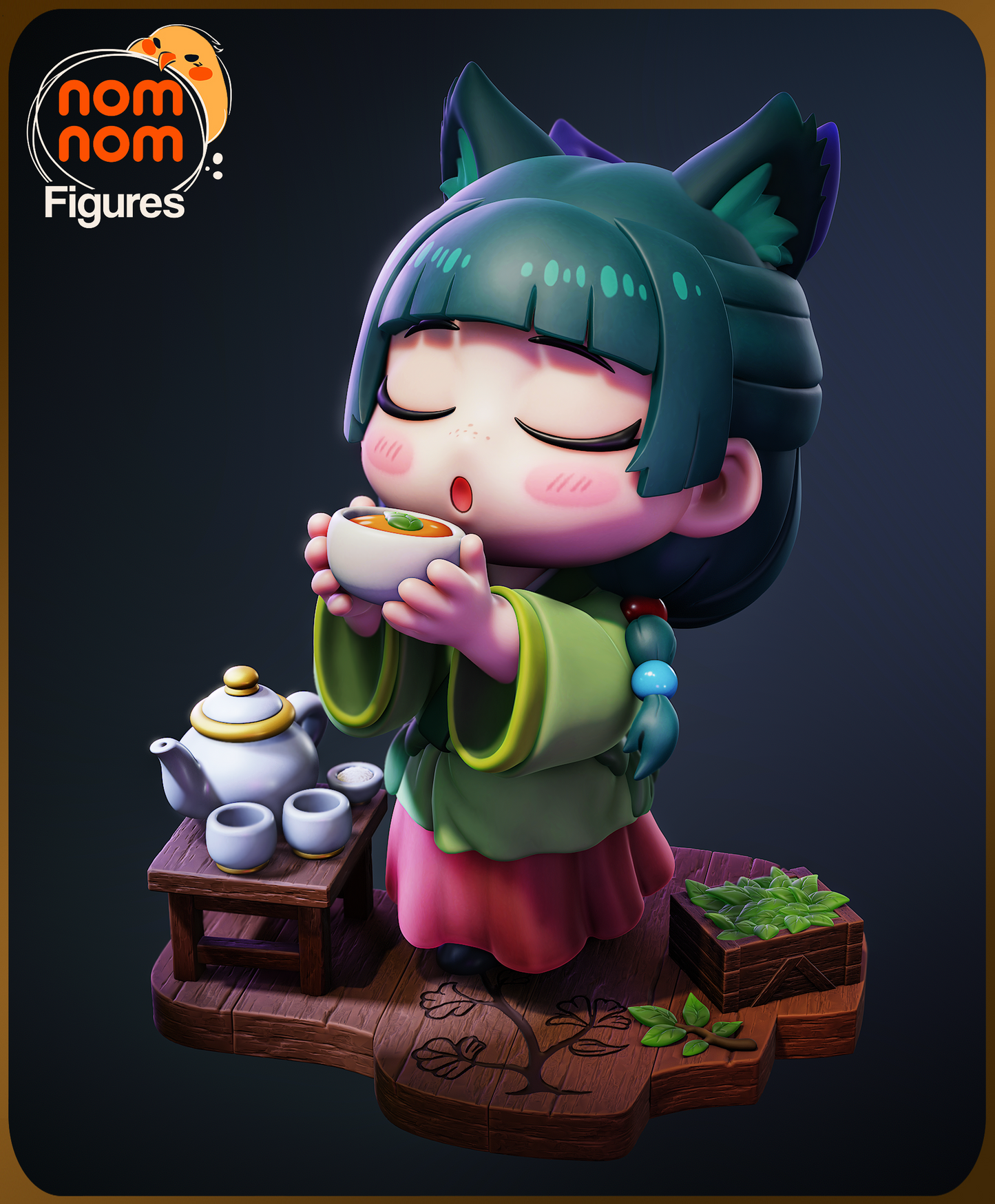 Chibi Maomao | 2.5-Inch Resin Model Kit | DIY The Apothecary Diaries Tea Time