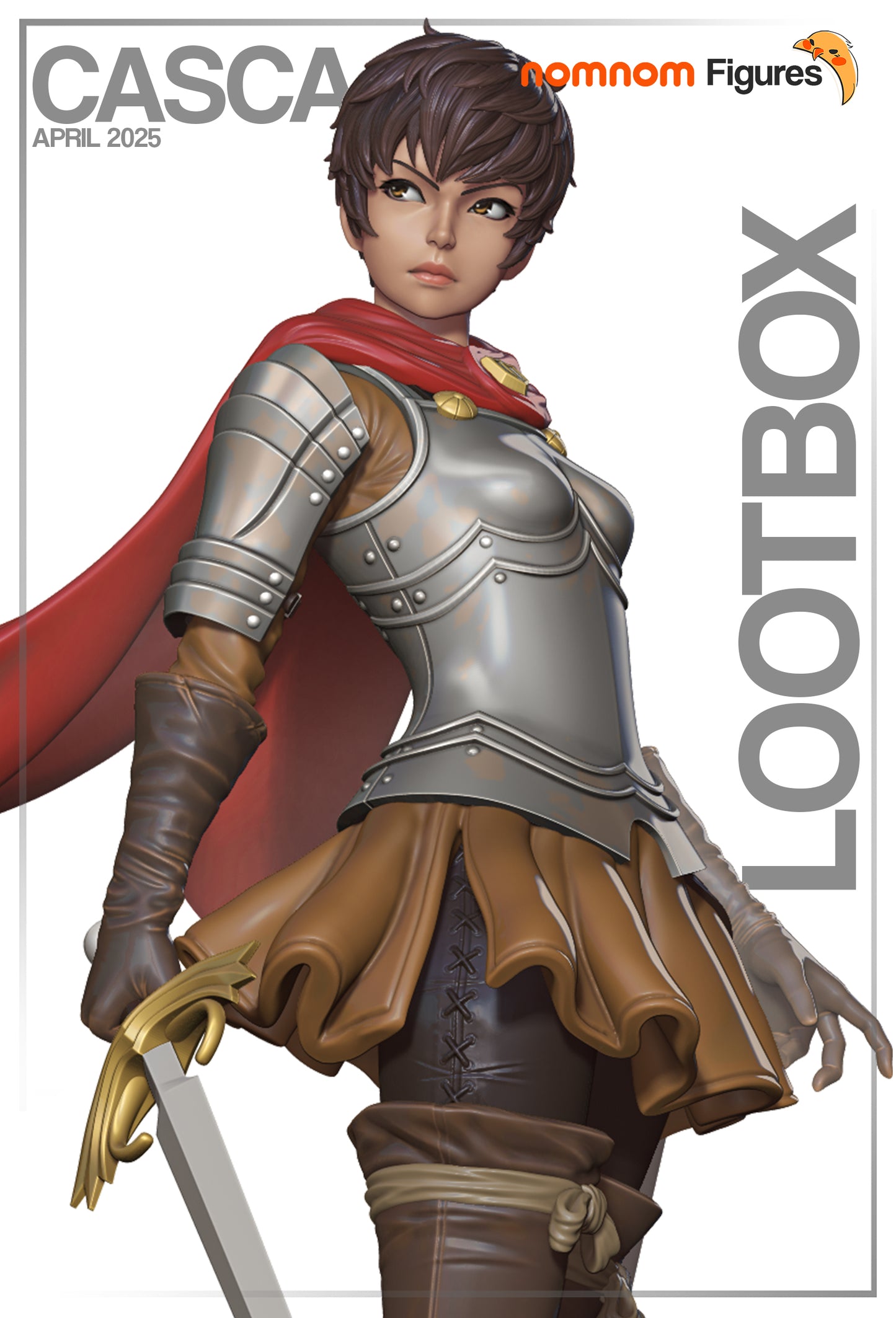 Casca | 7.5" Resin Model Kit | DIY Berserk Iconic Warrior