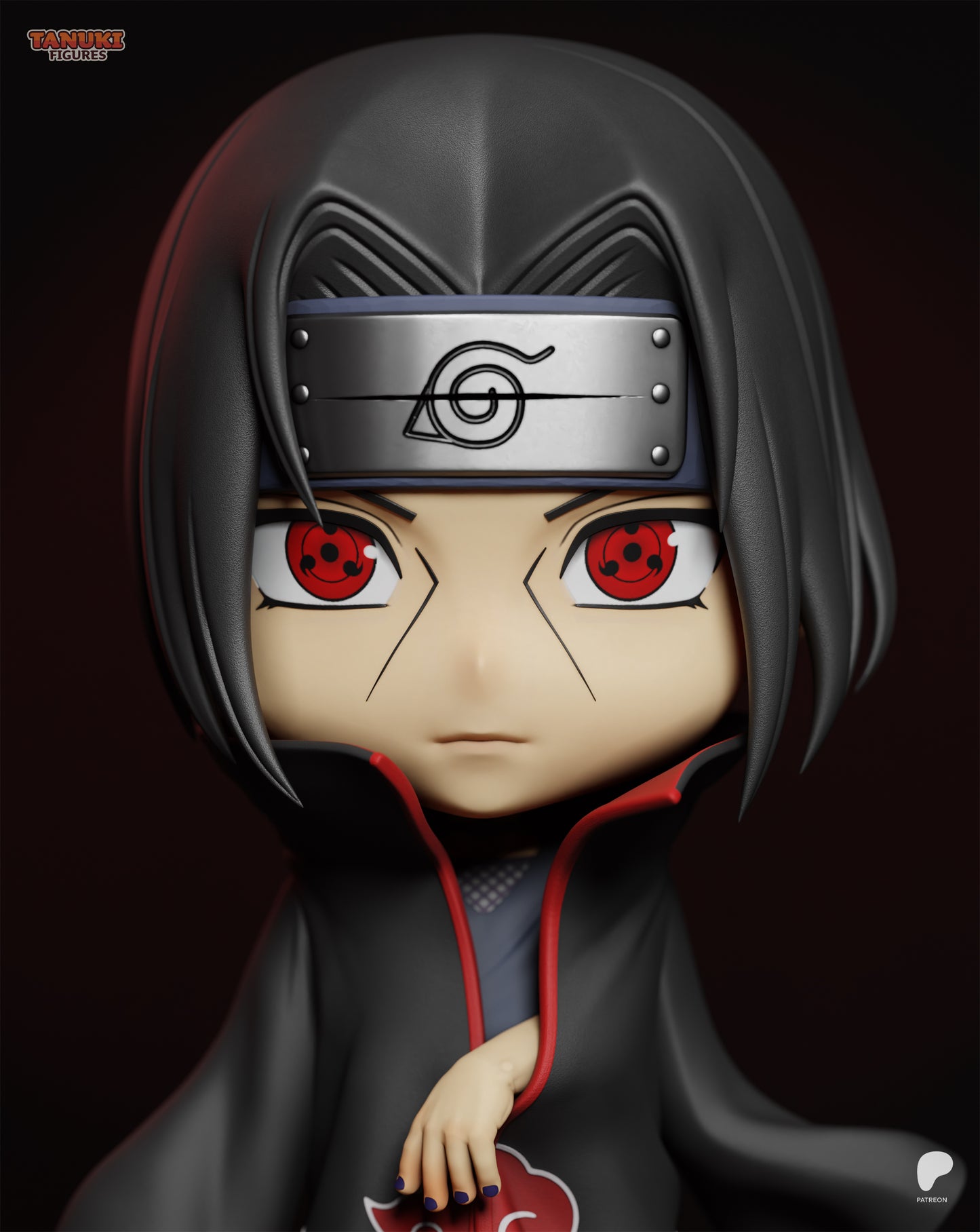 Chibi Itachi | 4-Inch Resin Model Kit | Naruto Sharingan Prodigy