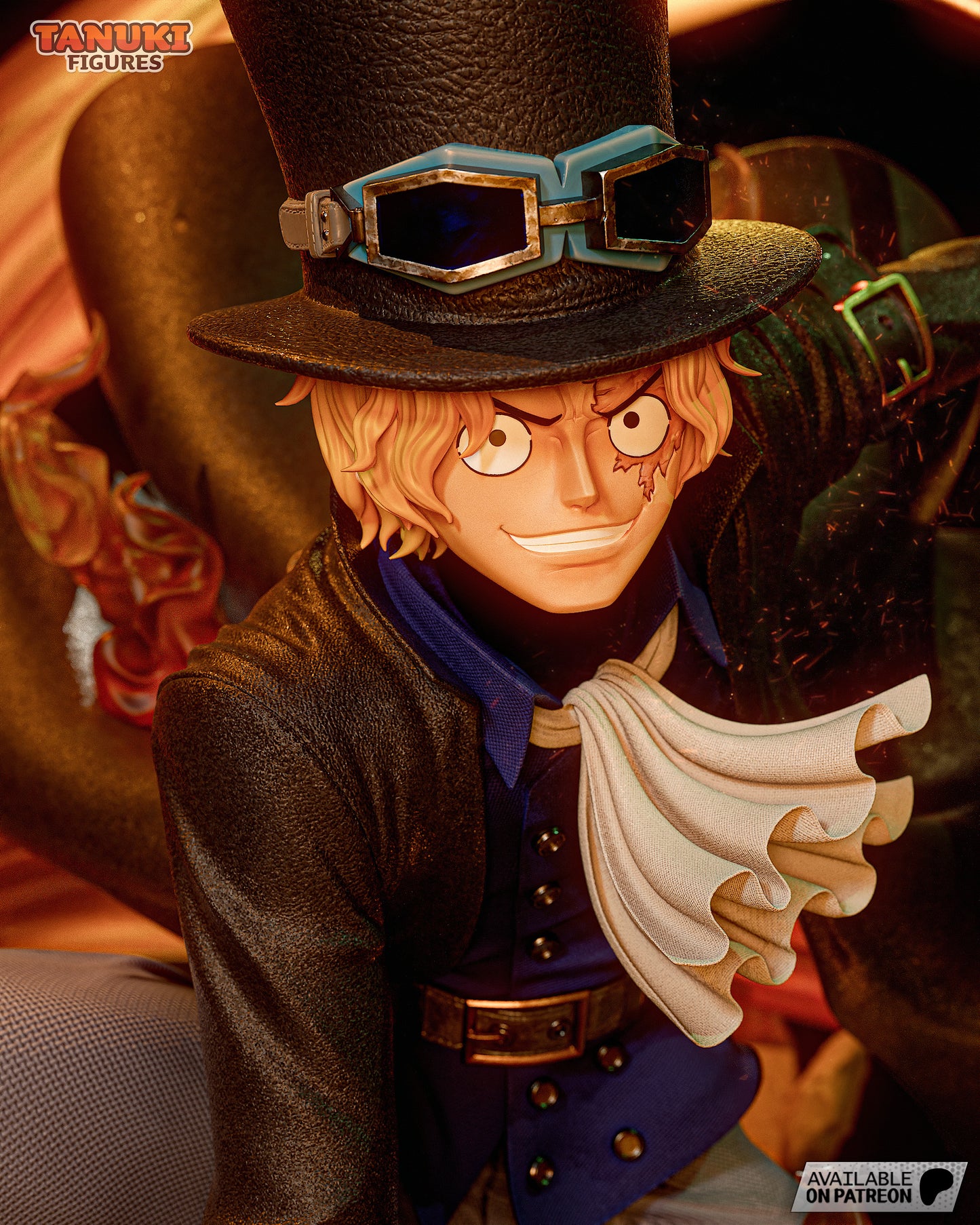 Sabo | Resin Model or Bust Kit | One Piece Flame Emperor