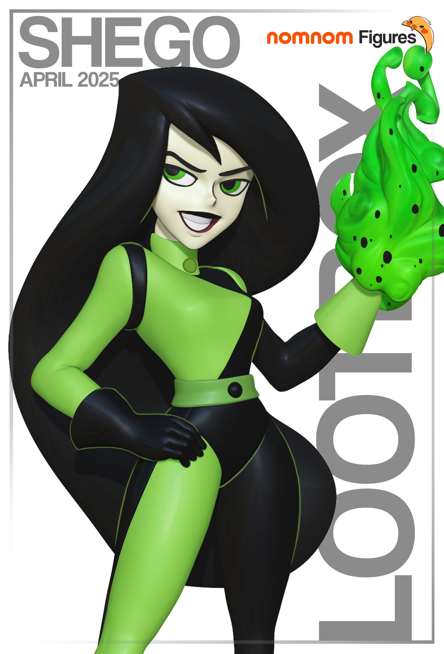Shego | 7" Resin Model Kit | DIY Kim Possible Villainess