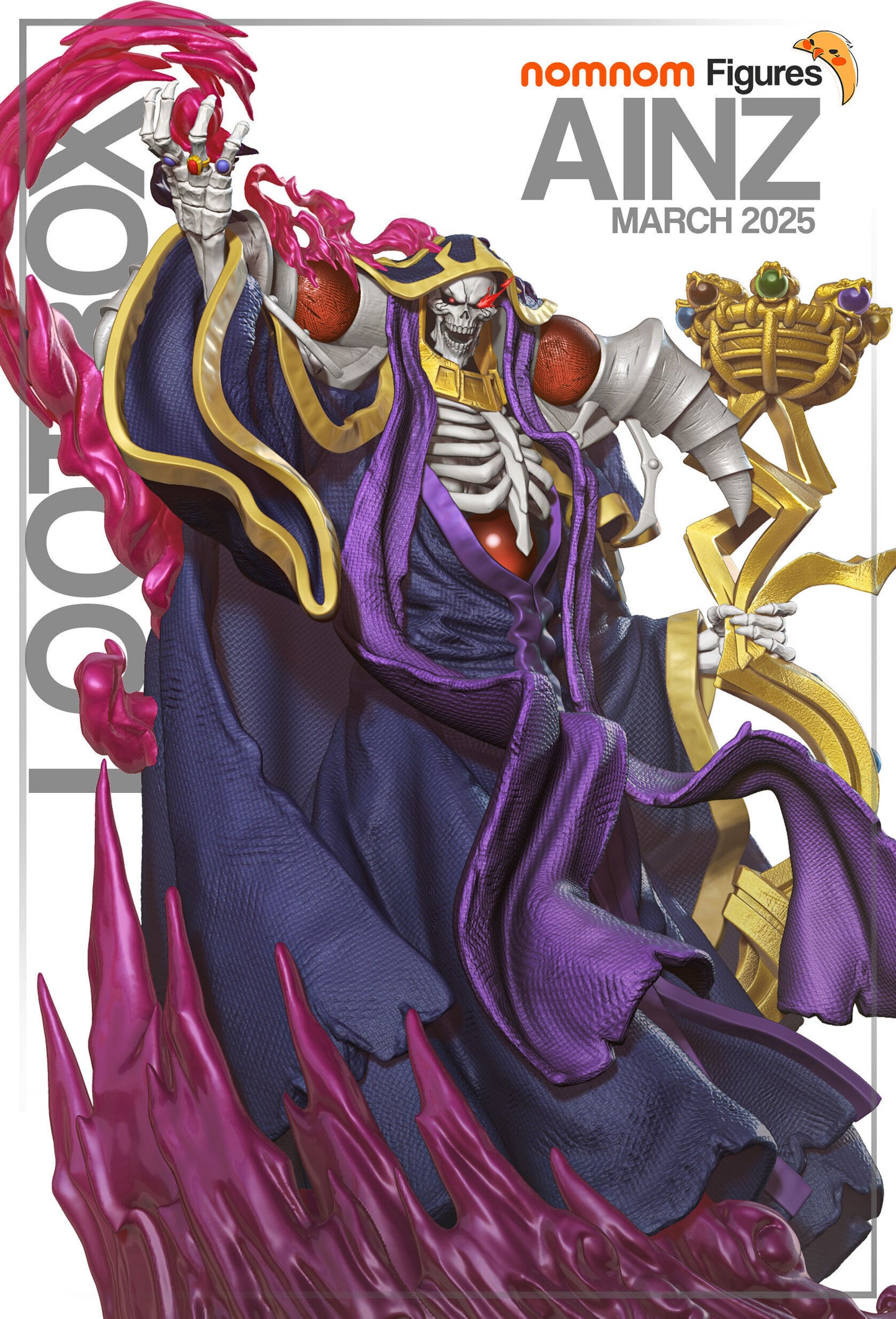 Ainz Ooal Gown | 8.5" Resin Model Kit | DIY Overlord Supreme Being