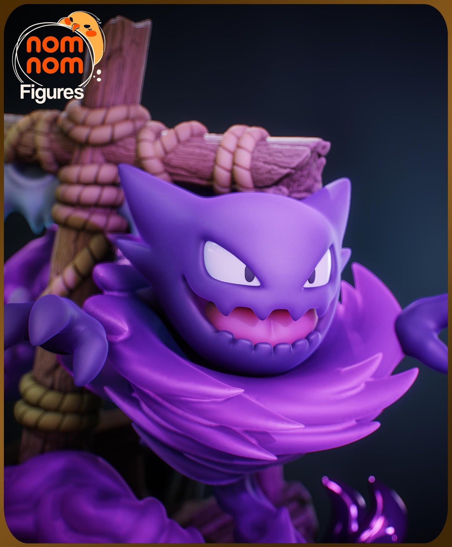 Gengar, Gastly and Haunter | 5-Inch Resin Model Kit | DIY Pirate Ship Diorama