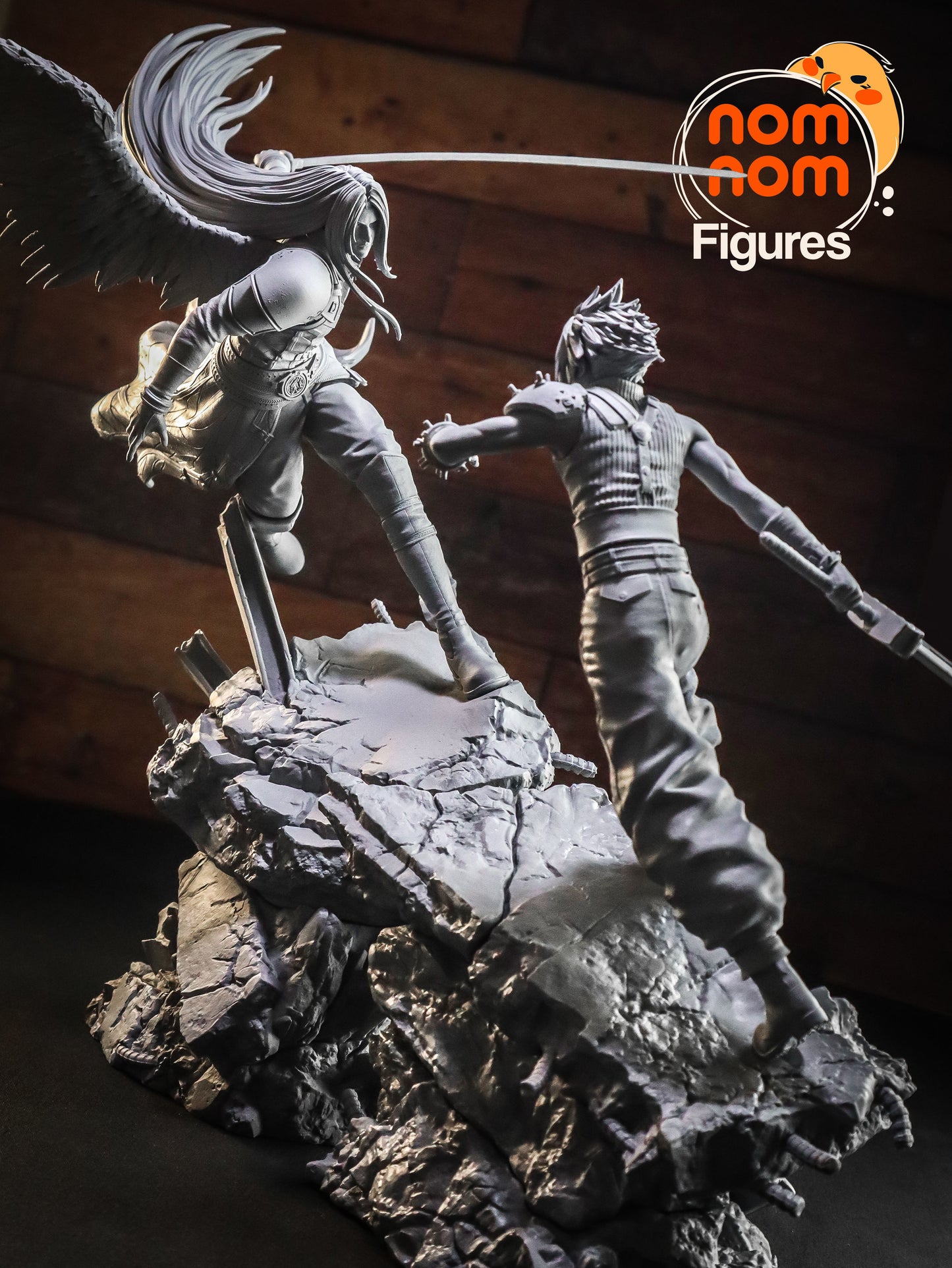 Cloud Strife | 9.5-Inch Resin Model Kit | DIY Final Fantasy VII Hero