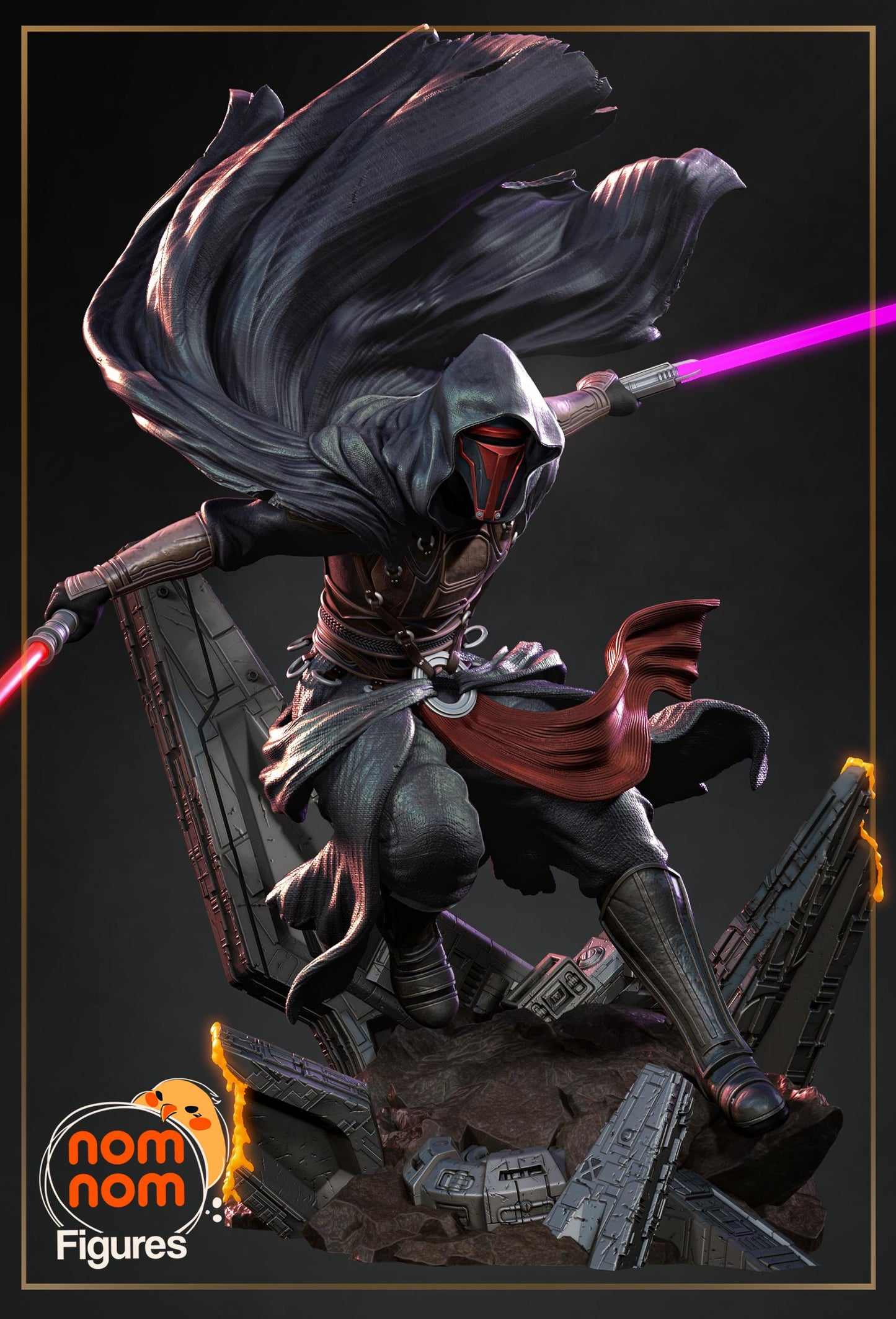 Darth Revan | 3.5-Inch Resin Model Kit | DIY Star Wars-Inspired Sith/Jedi