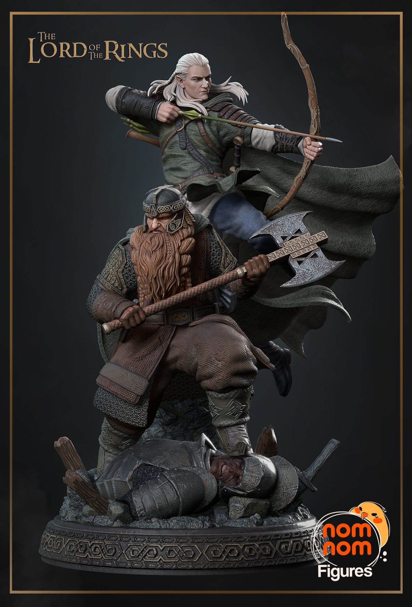 Gimli & Legolas | Resin Model Kit | DIY The Lord of the Rings Legendary Duo