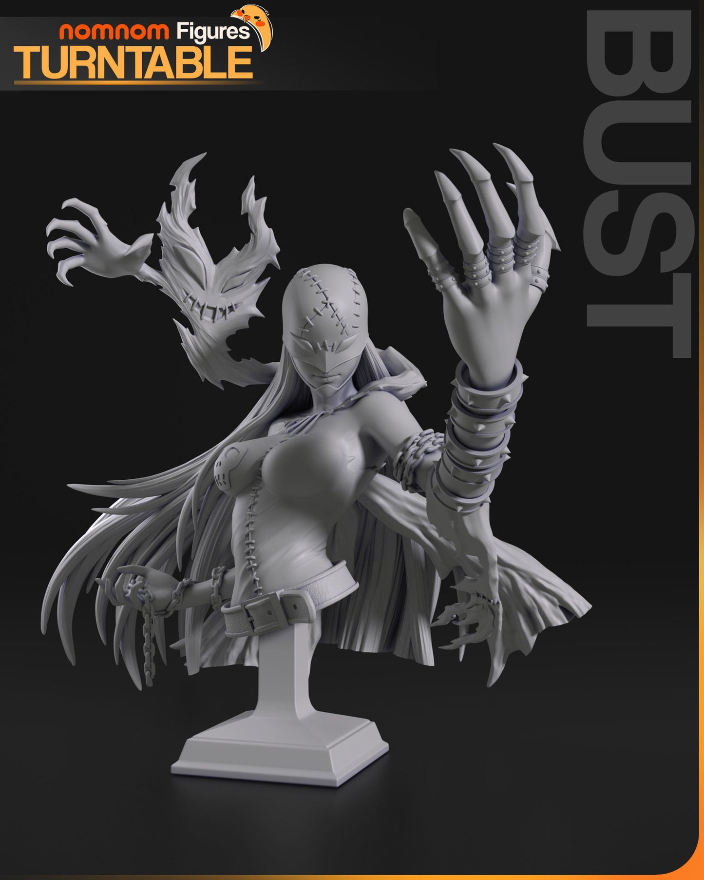 Lady Devimon | Resin Model or Bust Kit | DIY Digimon Dark Angel