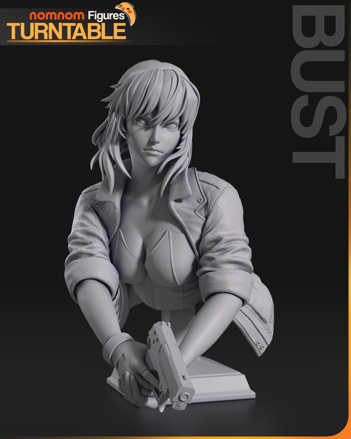 Motoko Kusanagi | Resin Model or Bust Kit | DIY Ghost in the Shell Cyborg