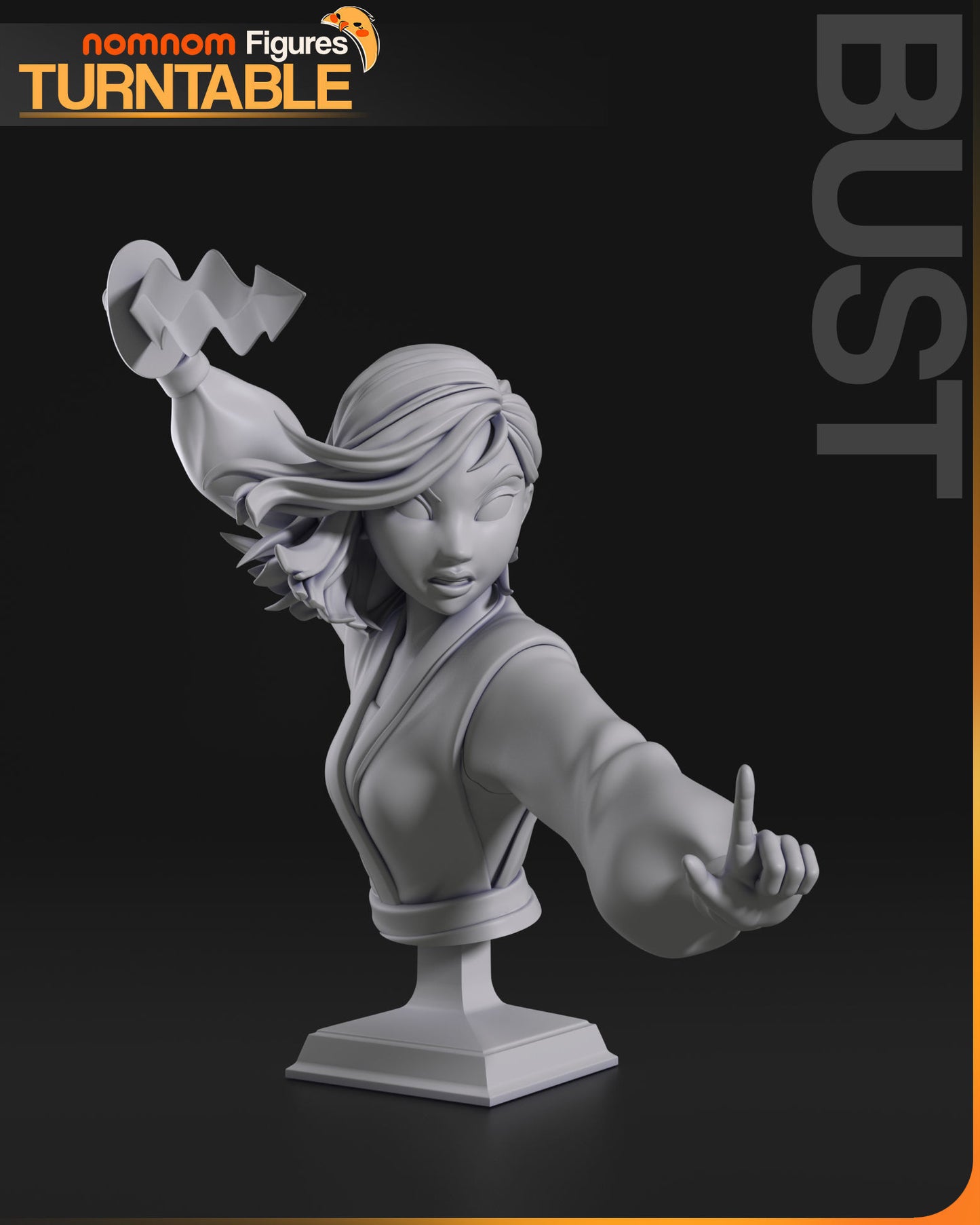 Mulan | Resin Model or Bust Kit | DIY Legendary Warrior with Mushu's Rocket Ride