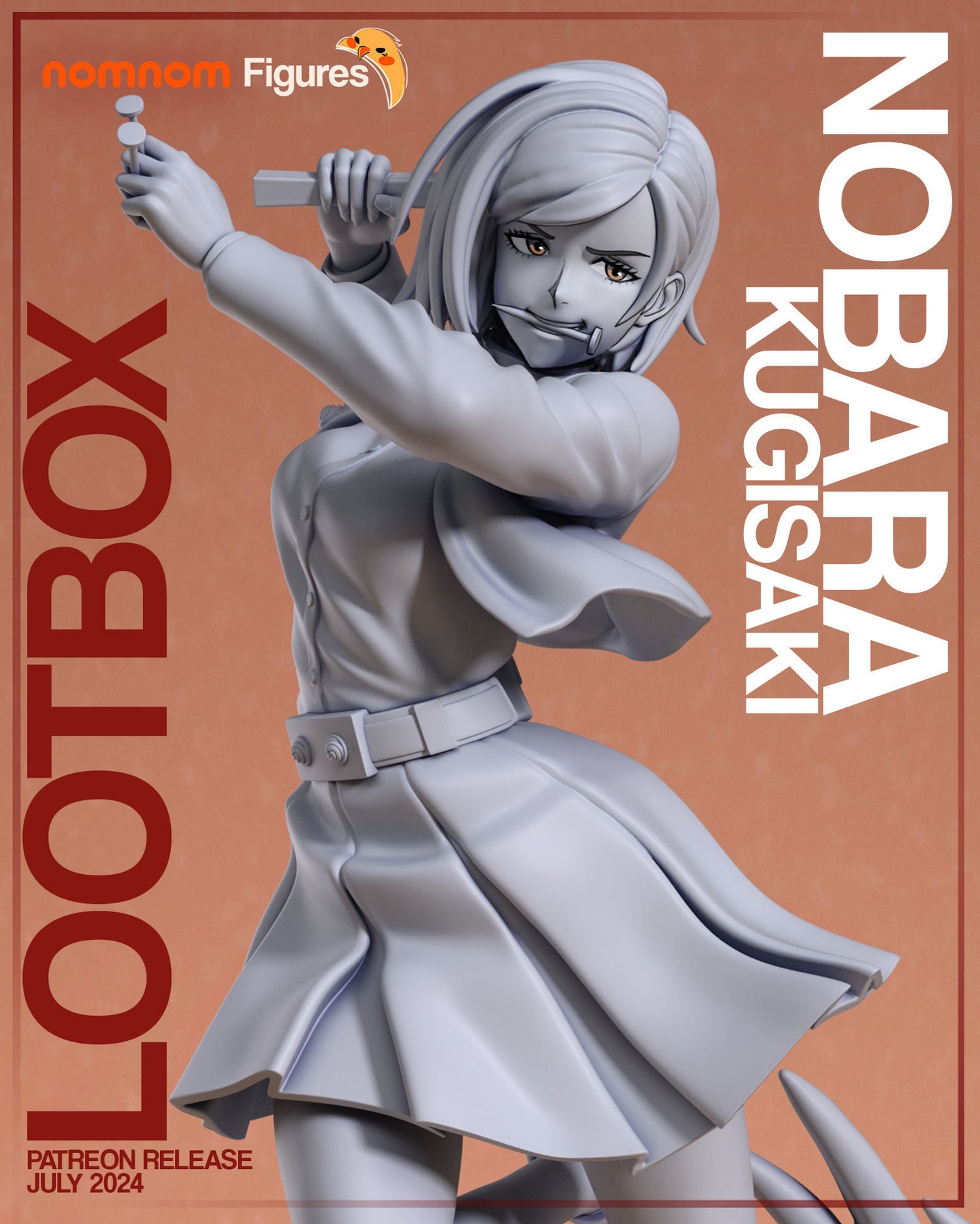Nobara Kugisaki | 8-Inch Resin Model Kit | DIY Jujutsu Kaisen Sorcerer