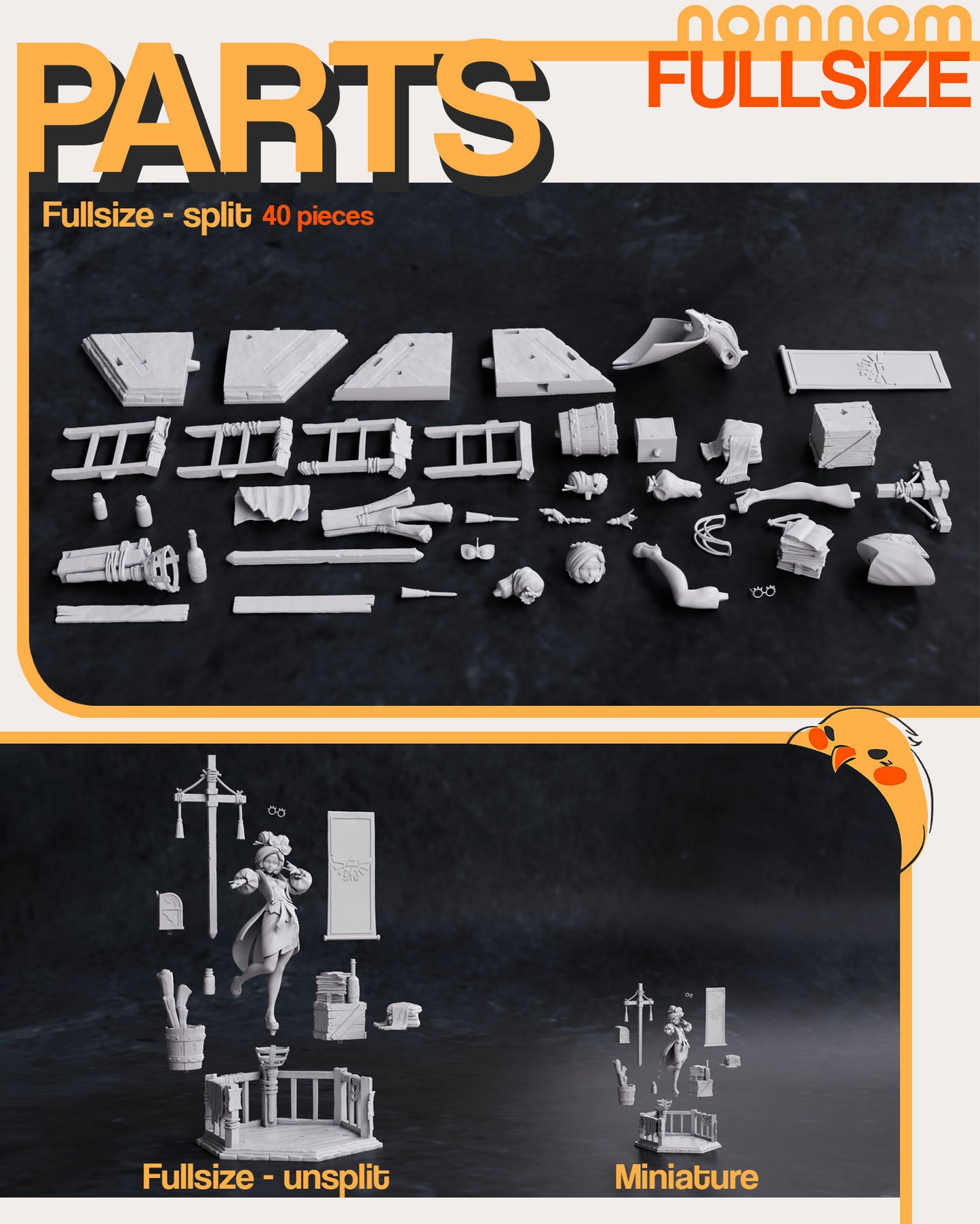 Purah | 9-Inch Resin Model Kit | DIY The Legend of Zelda Genius Inventor