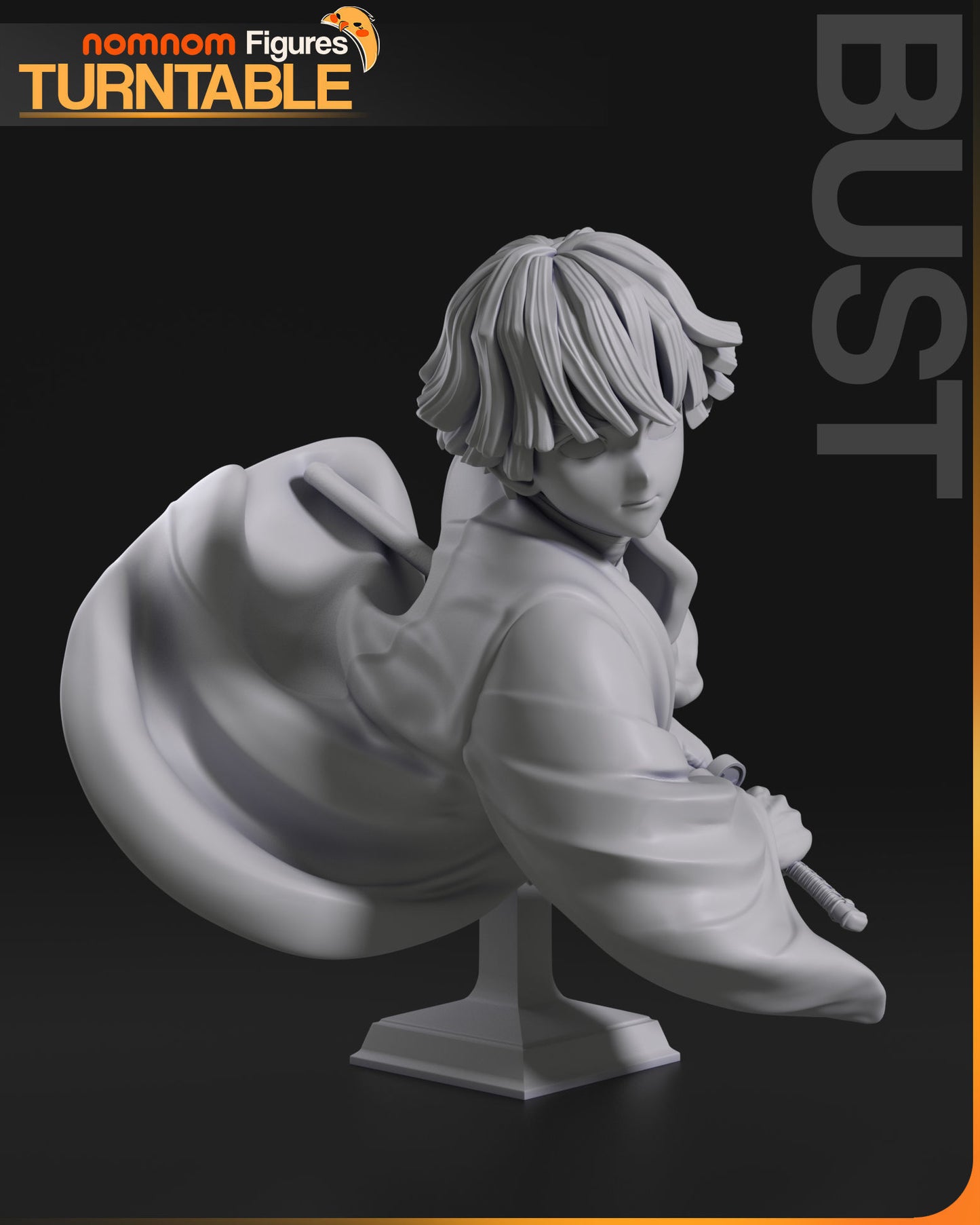 Zenitsu Agatsuma | Resin Model or Bust Kit | DIY Demon Slayer Thunder Breather