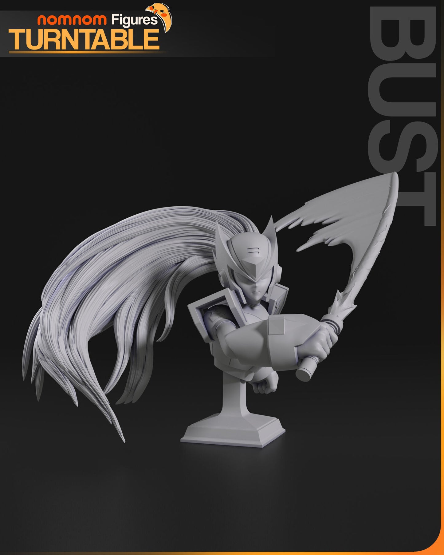 Zero | Resin Model or Bust Kit | DIY Mega Man Maverick Hunter
