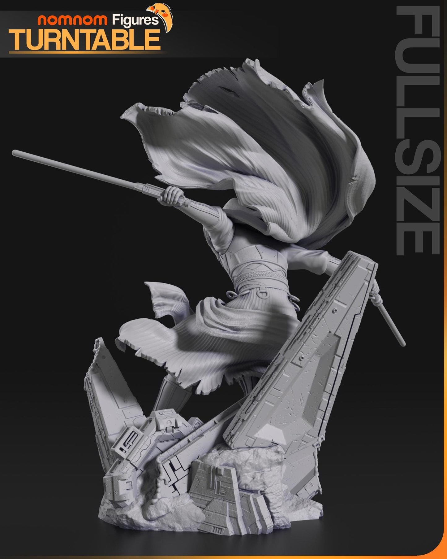 Darth Revan | Resin Model Kit | DIY Star Wars-Inspired Sith/Jedi Scene