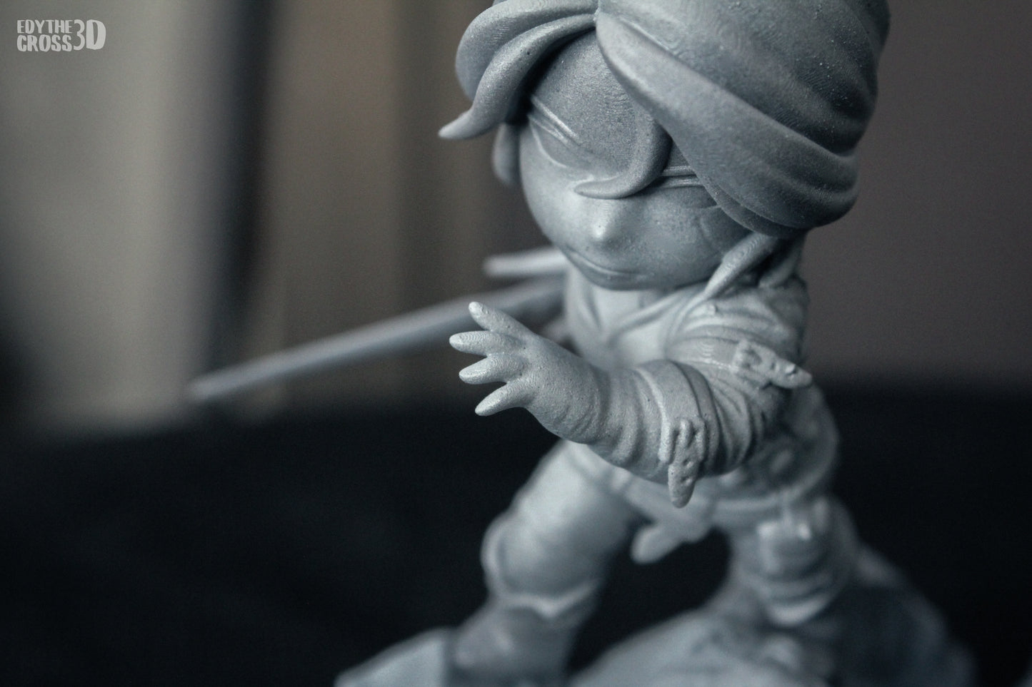Chibi Ciri | 4-Inch Resin Model Kit | DIY Witcher Mini Elder Blood
