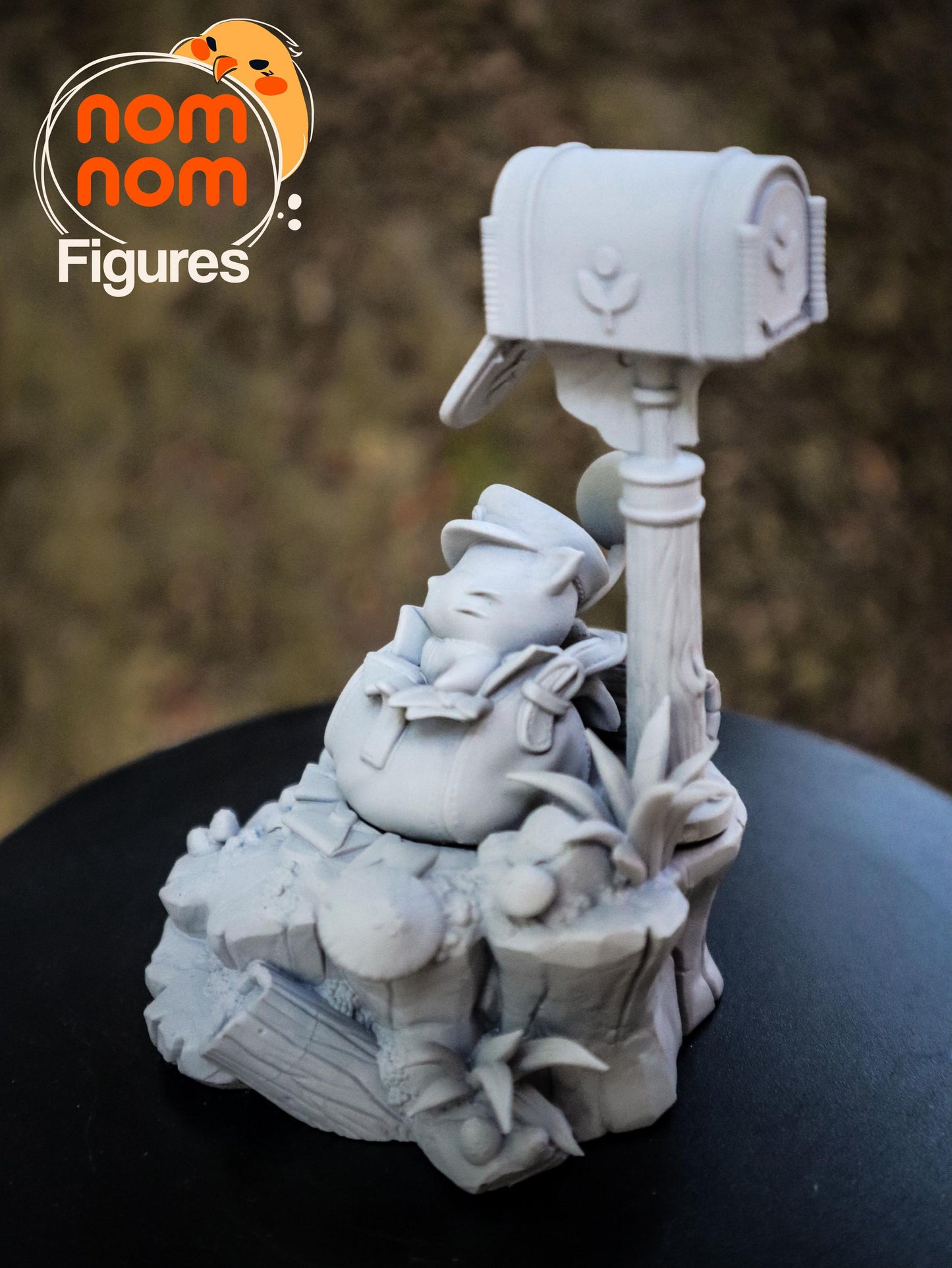 Chibi Mail Moogle | 3.5-Inch Resin Model Kit | DIY Postal Nap Scene Final Fantasy Inspired