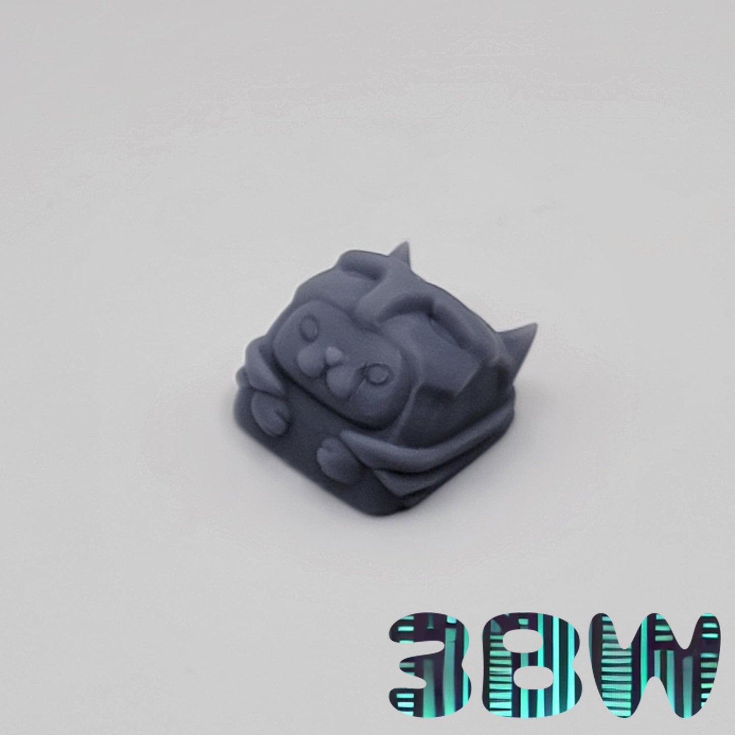 Chibi Cat Costume Keycap Set | Unpainted Resin Artisan Caps | Cherry MX | Batman Cat, Snorlax Cat, Bee Cat