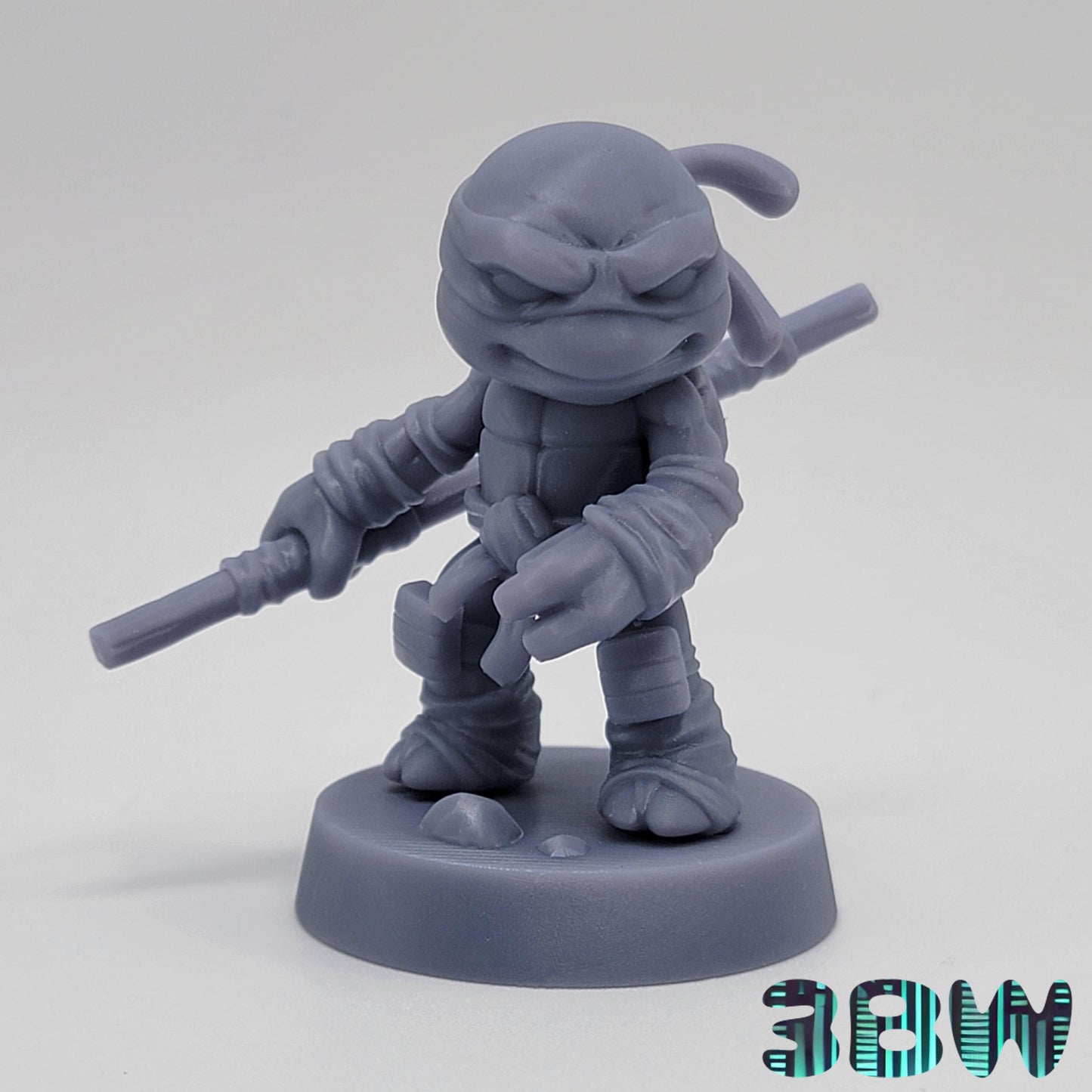 Chibi TMNT Set | 2-Inch Resin Model Kit | DIY TMNT Set | Teenage Mutant Ninja Turtles