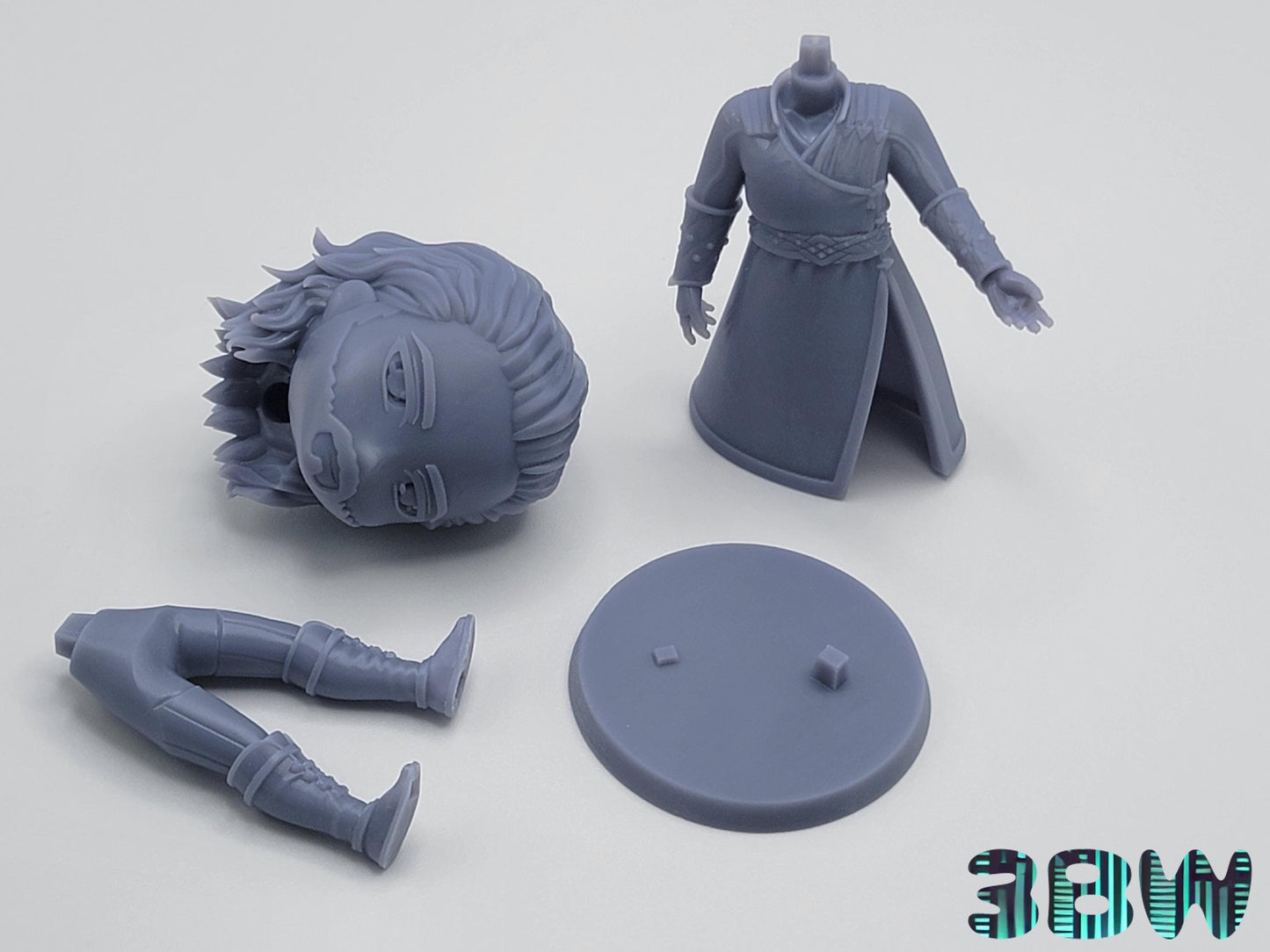 Chibi Gale | 4-Inch Resin Model Kit | BG3 Baldur's Gate Wizard Companion