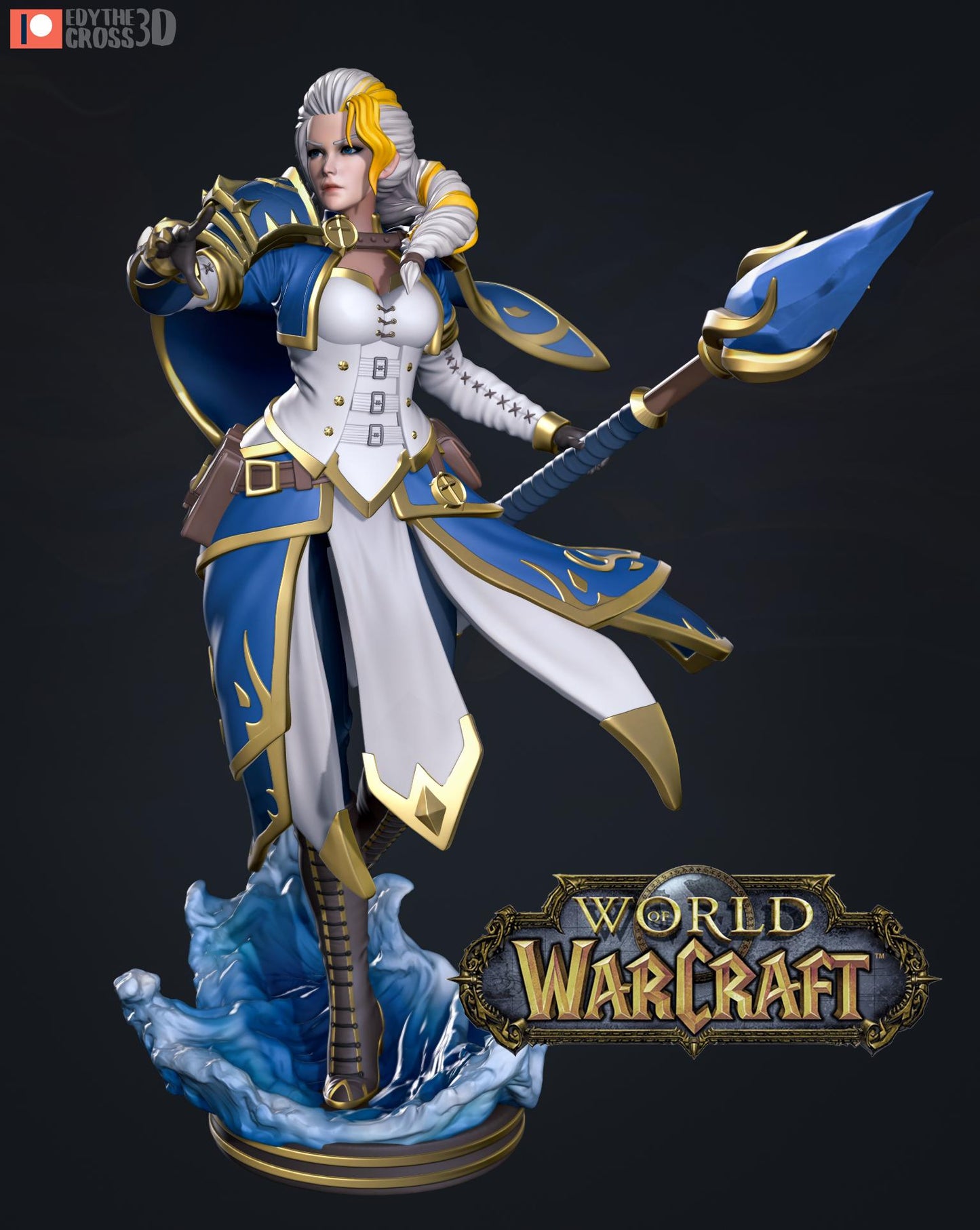 Jaina Proudmoore | 3-Inch Resin Model Kit | World of Warcraft | WoW