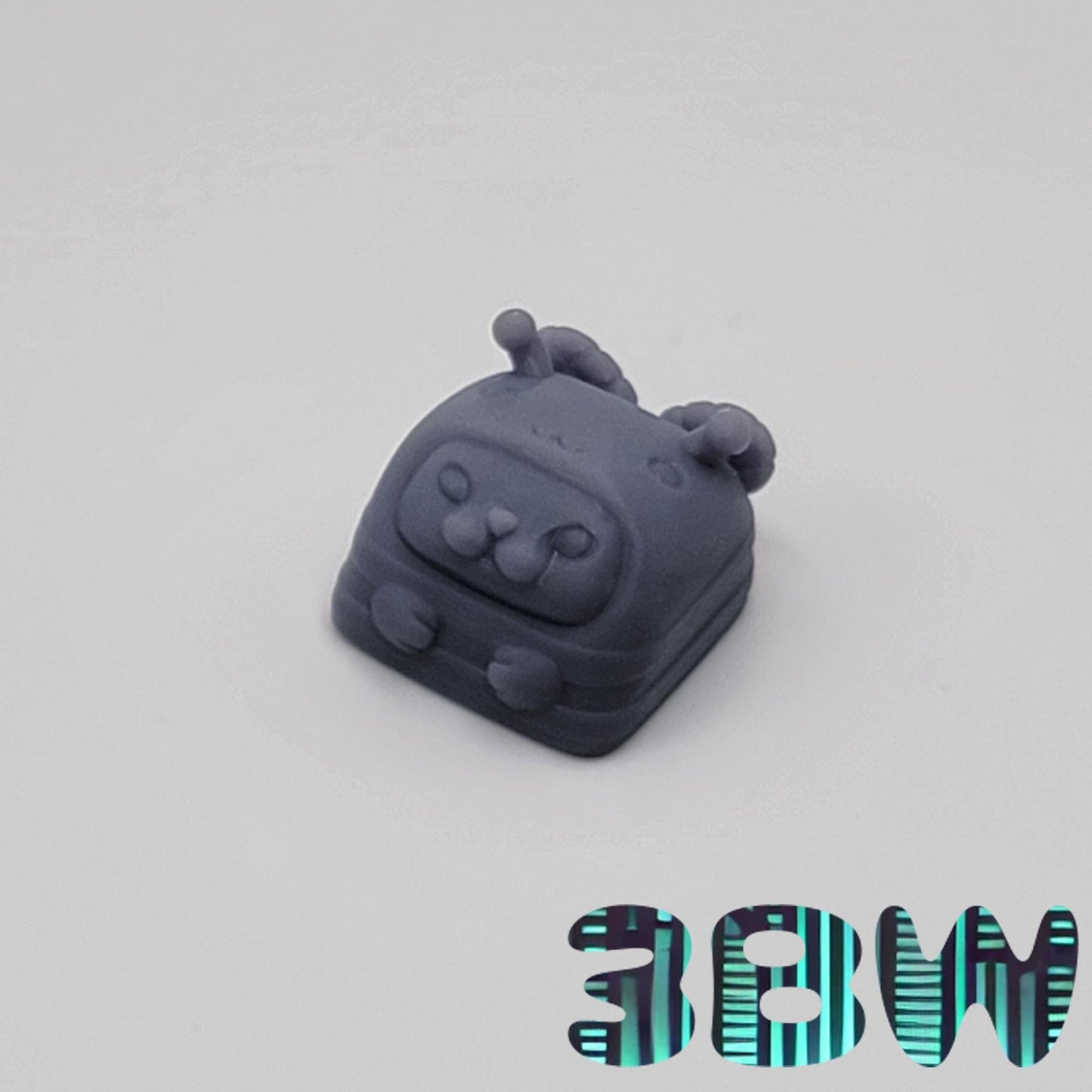 Chibi Cat Costume Keycap Set | Unpainted Resin Artisan Caps | Cherry MX | Batman Cat, Snorlax Cat, Bee Cat