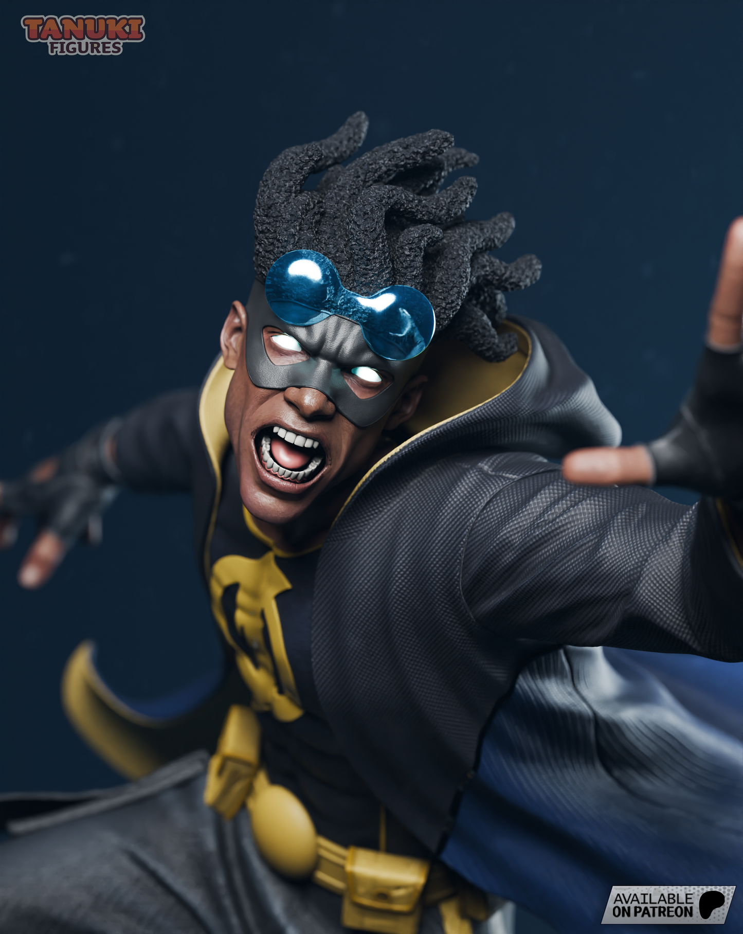 Static Shock | Resin Model or Bust Kit | DC Hero of Dakota