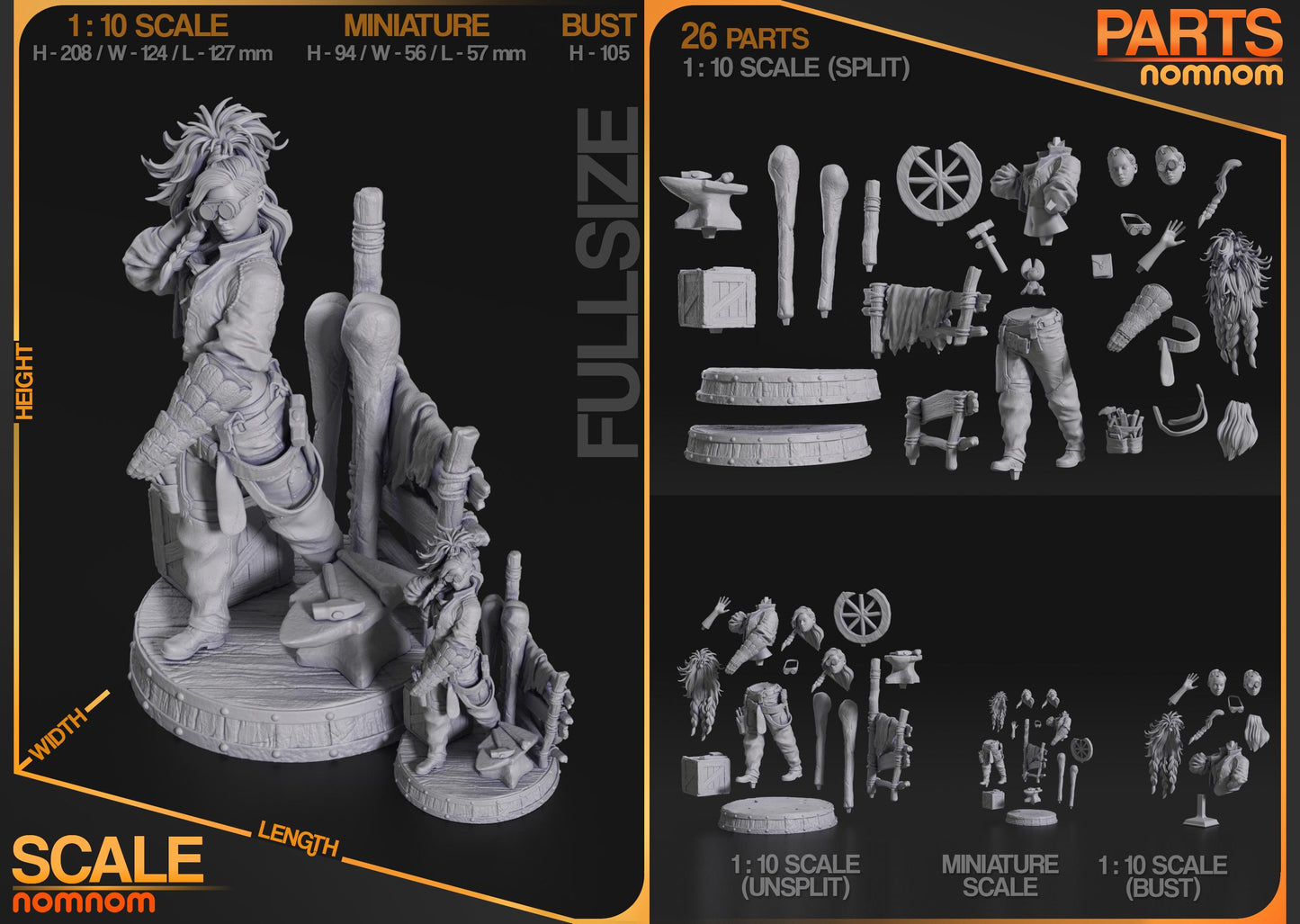 Genma | Resin Model Kit | DIY Monster Hunter Wilds-Inspired Kit