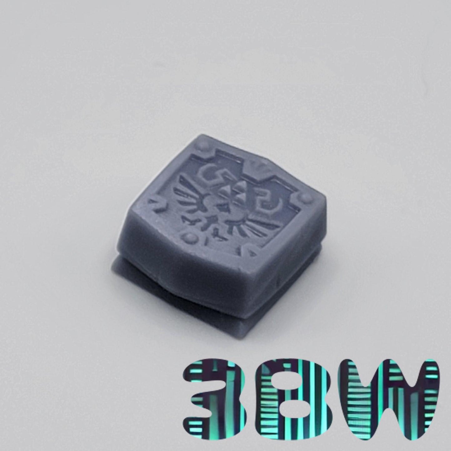 Zelda Keycap Set | Unpainted Resin Artisan Caps | Cherry MX | Link, Zelda, Hylian Shield, Majora Mask