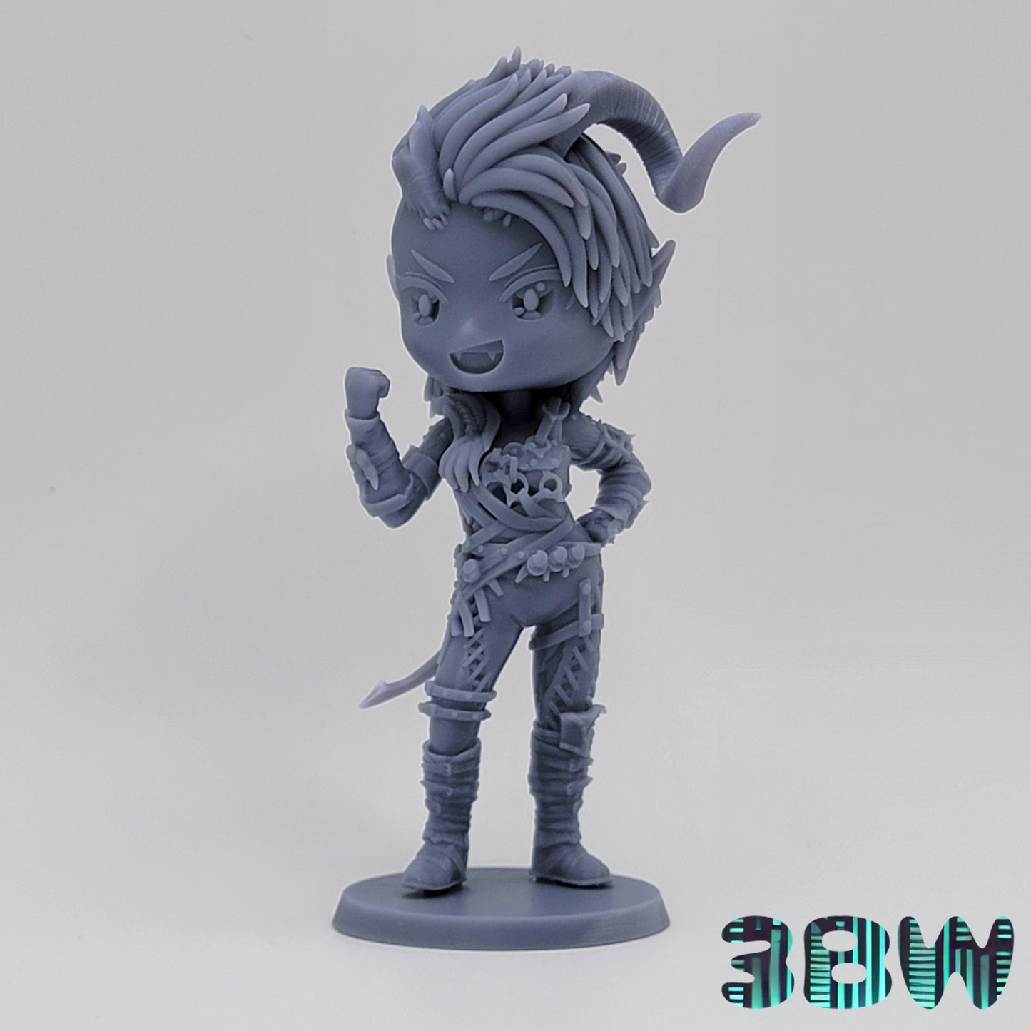 Chibi Origin Companion Set | 4-Inch Resin Model Kits | BG3 Baldur’s Gate 6-Pack