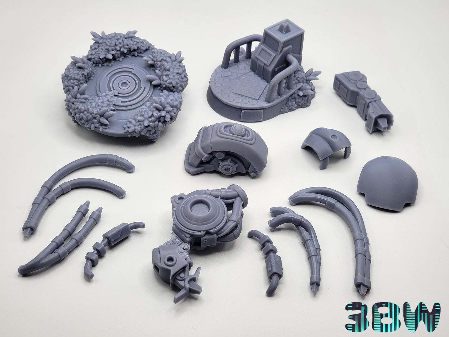 Chibi GLaDOS | 3-Inch Resin Model Kit | DIY Portal AI Core with Personality