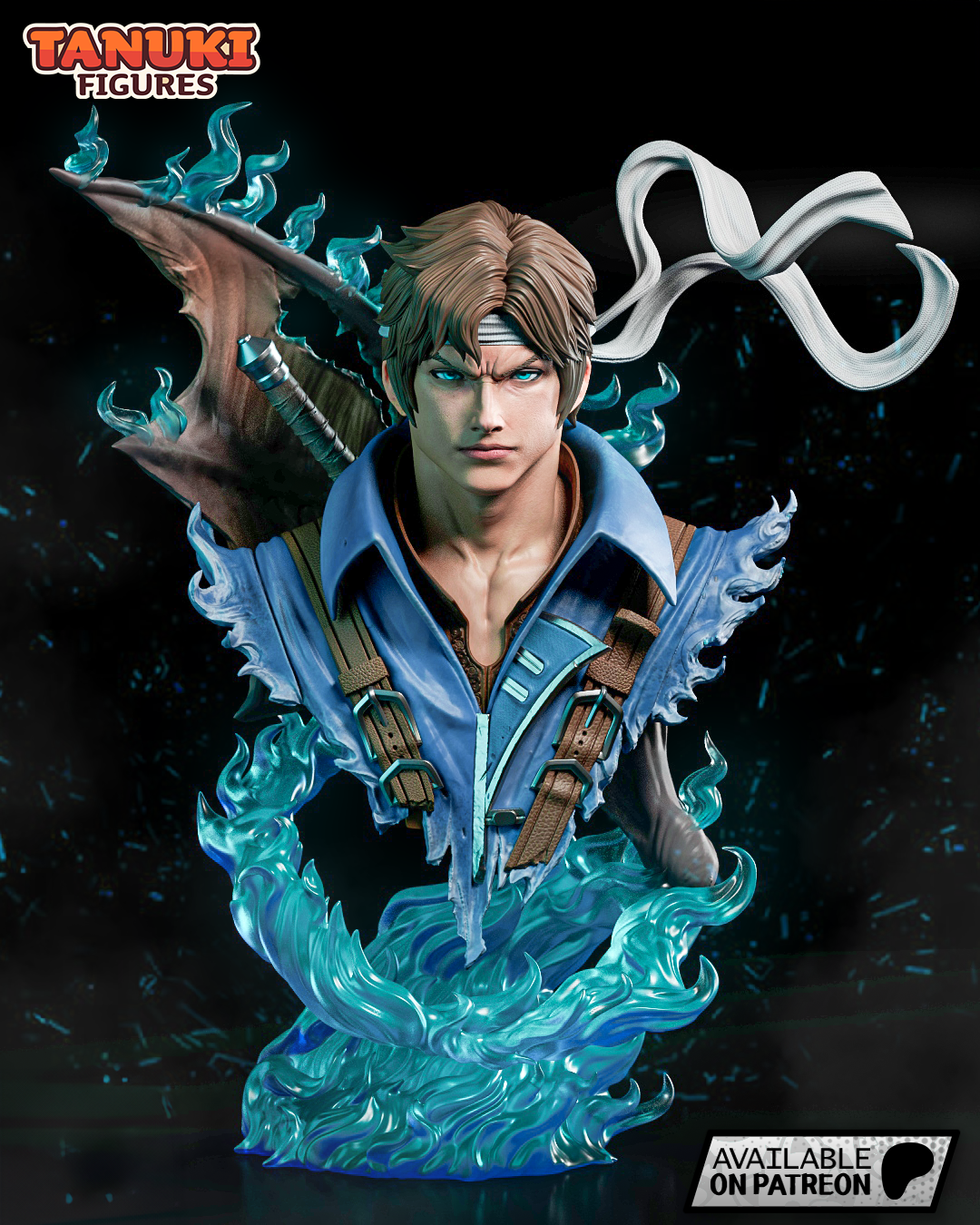 Richter Belmont | Resin Model Bust | Castlevania Vampire Hunter