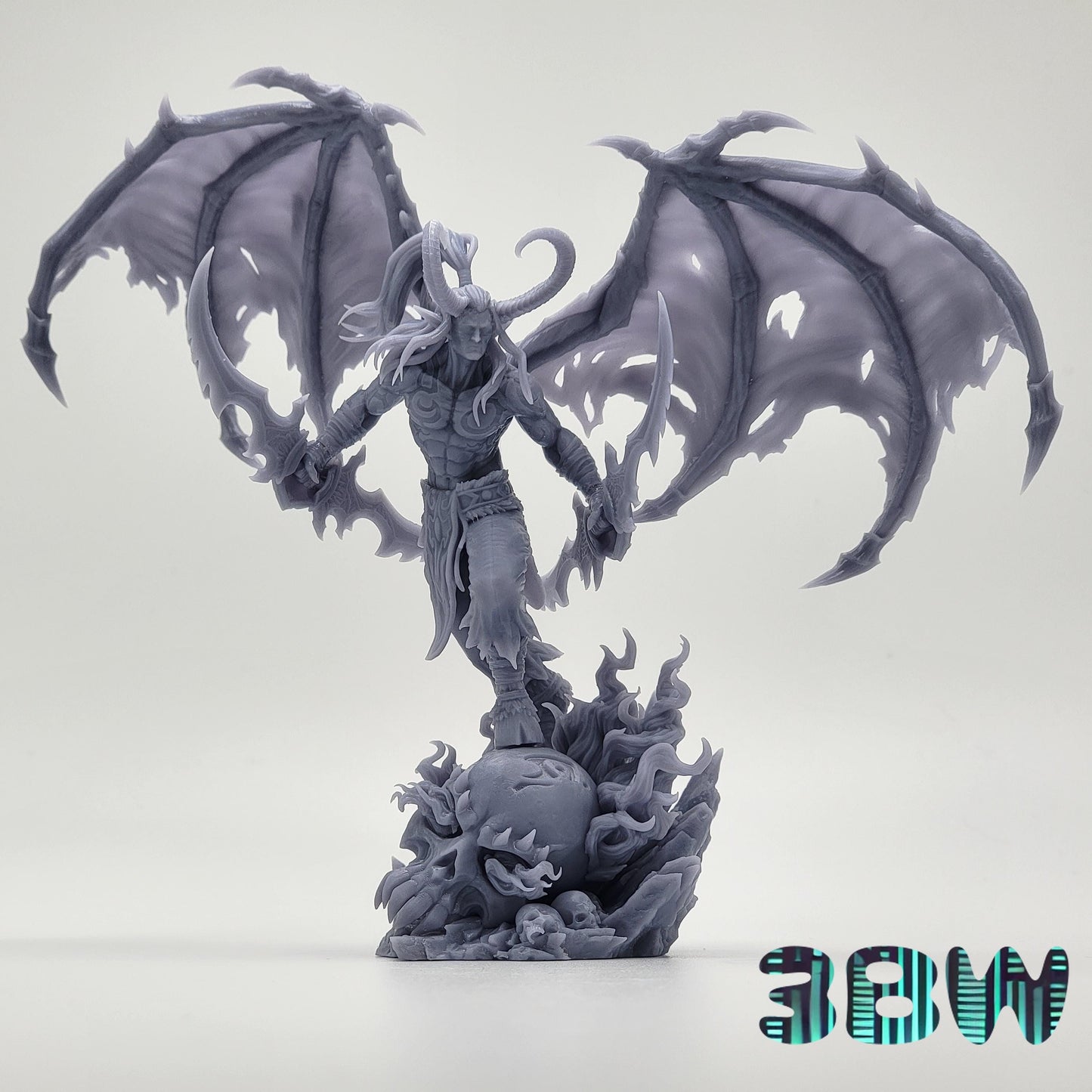 Illidan Stormrage | 5-Inch Resin Model Kit | DIY WoW Demon Hunter Figure