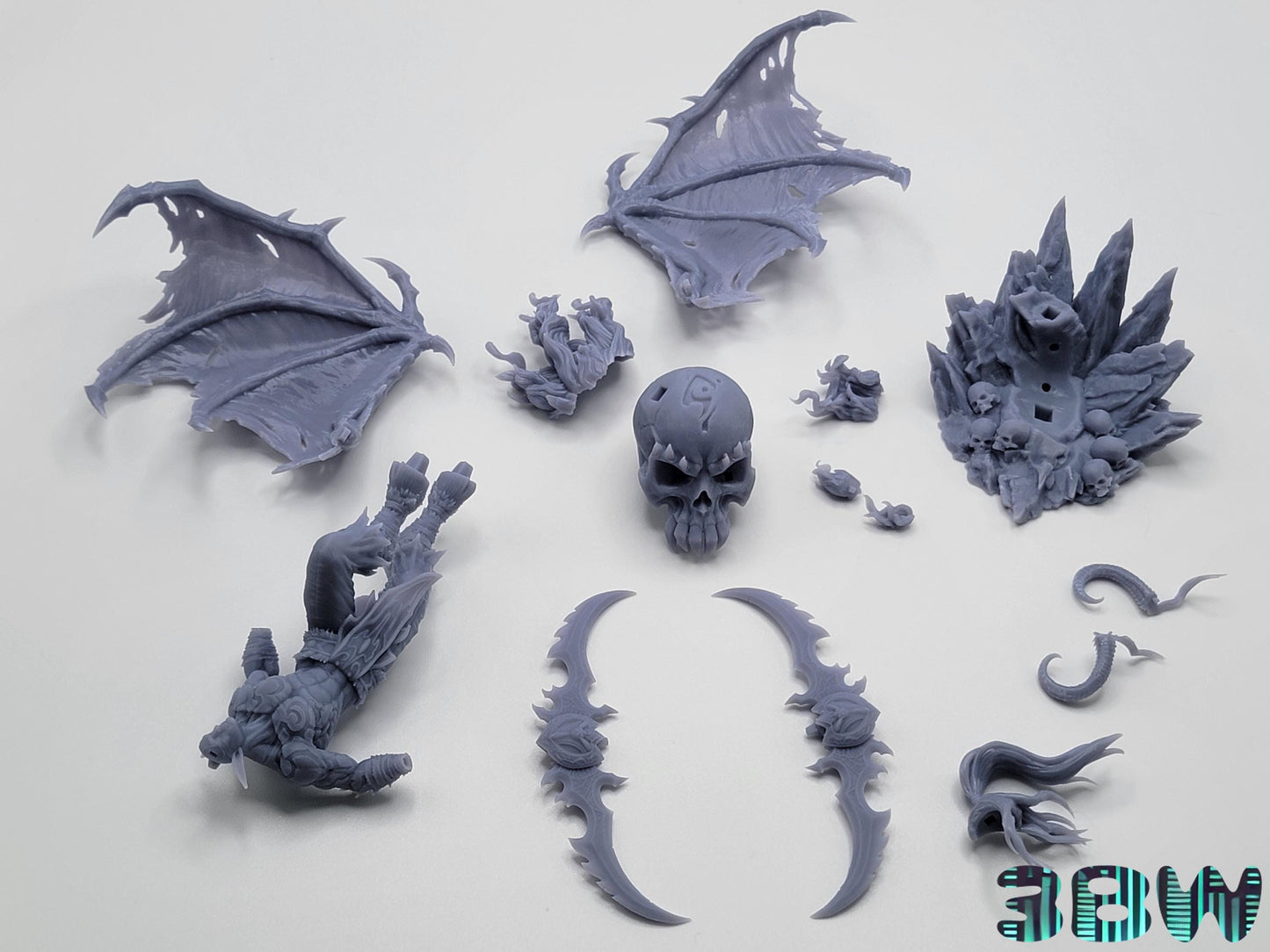 Illidan Stormrage | 5-Inch Resin Model Kit | DIY WoW Demon Hunter Figure