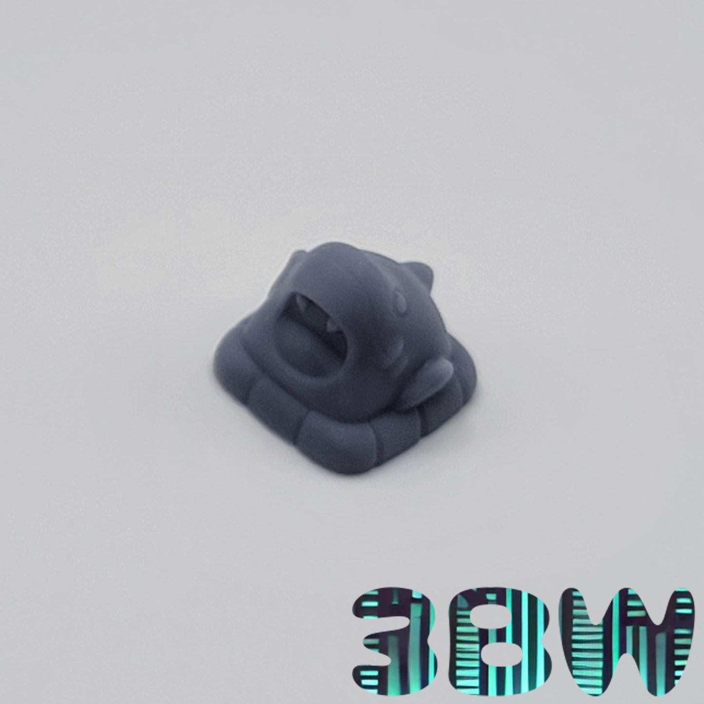Chibi Animal Keycap Set | Unpainted Resin Artisan Caps | Cherry MX | Frog, Duck, Cat, Shark, Monkey, Pig