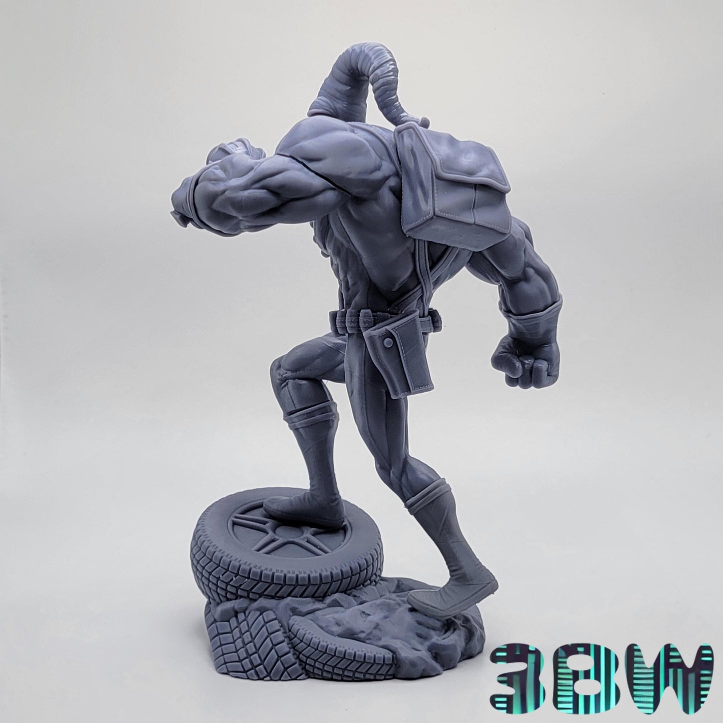 Earthworm Jim | 8-Inch Resin Model Kit | DIY Groovy Plasma Blaster Scene
