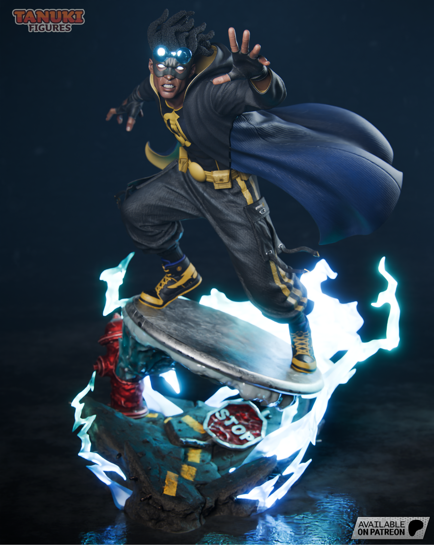 Static Shock | Resin Model or Bust Kit | DC Hero of Dakota