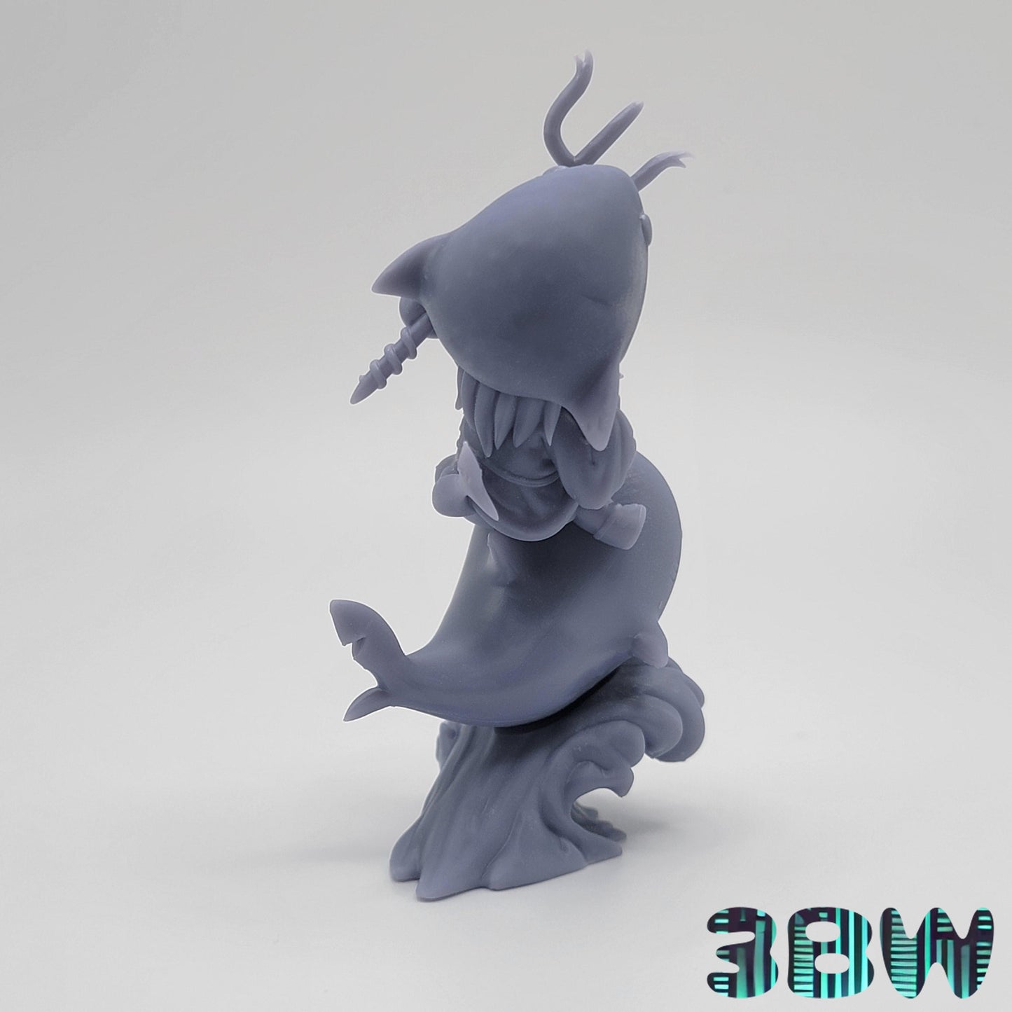 Chibi Gawr Gura | 3.5-Inch Resin Model Kit | DIY Model Kit | Shark Girl