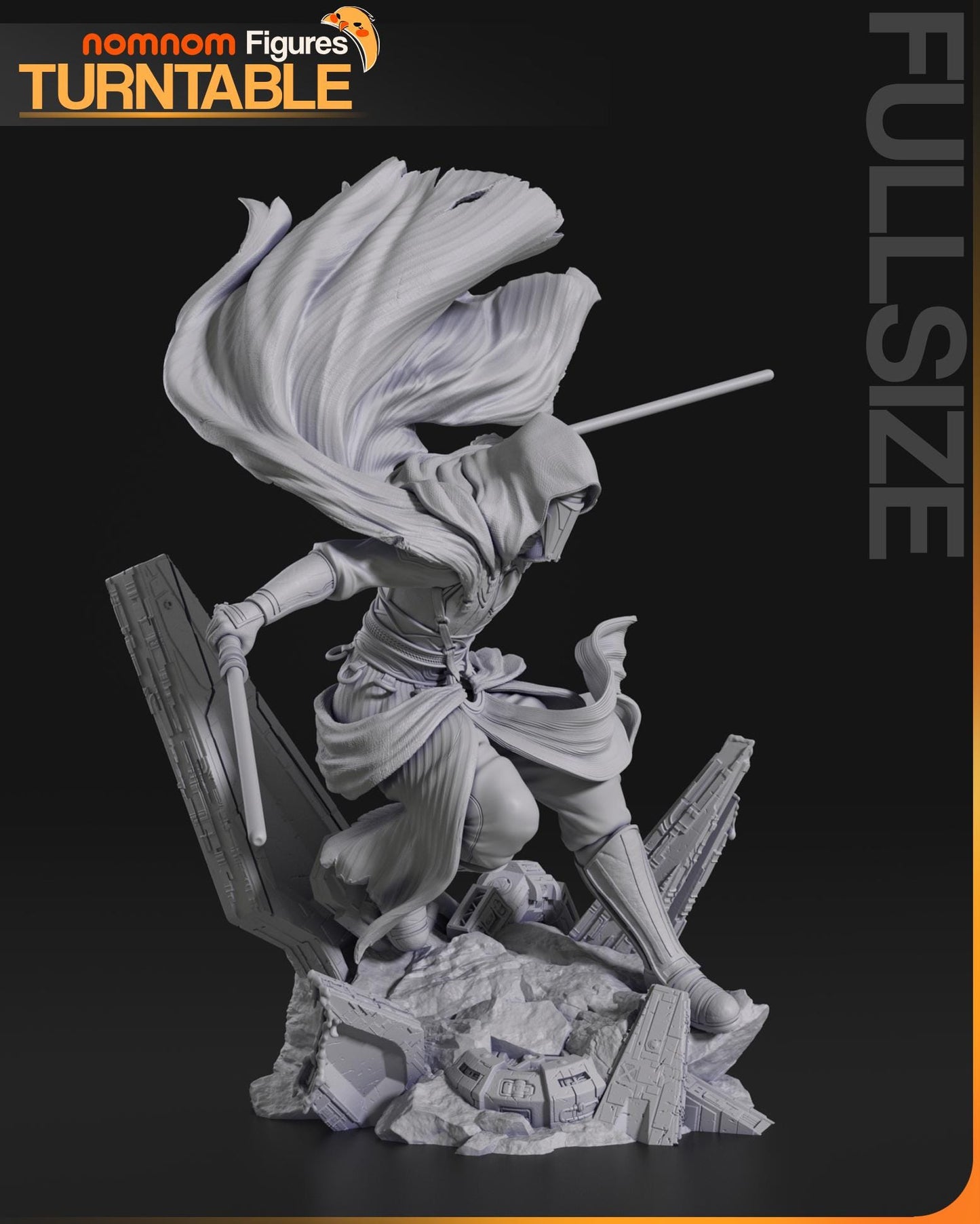 Darth Revan | Resin Model Kit | DIY Star Wars-Inspired Sith/Jedi Scene