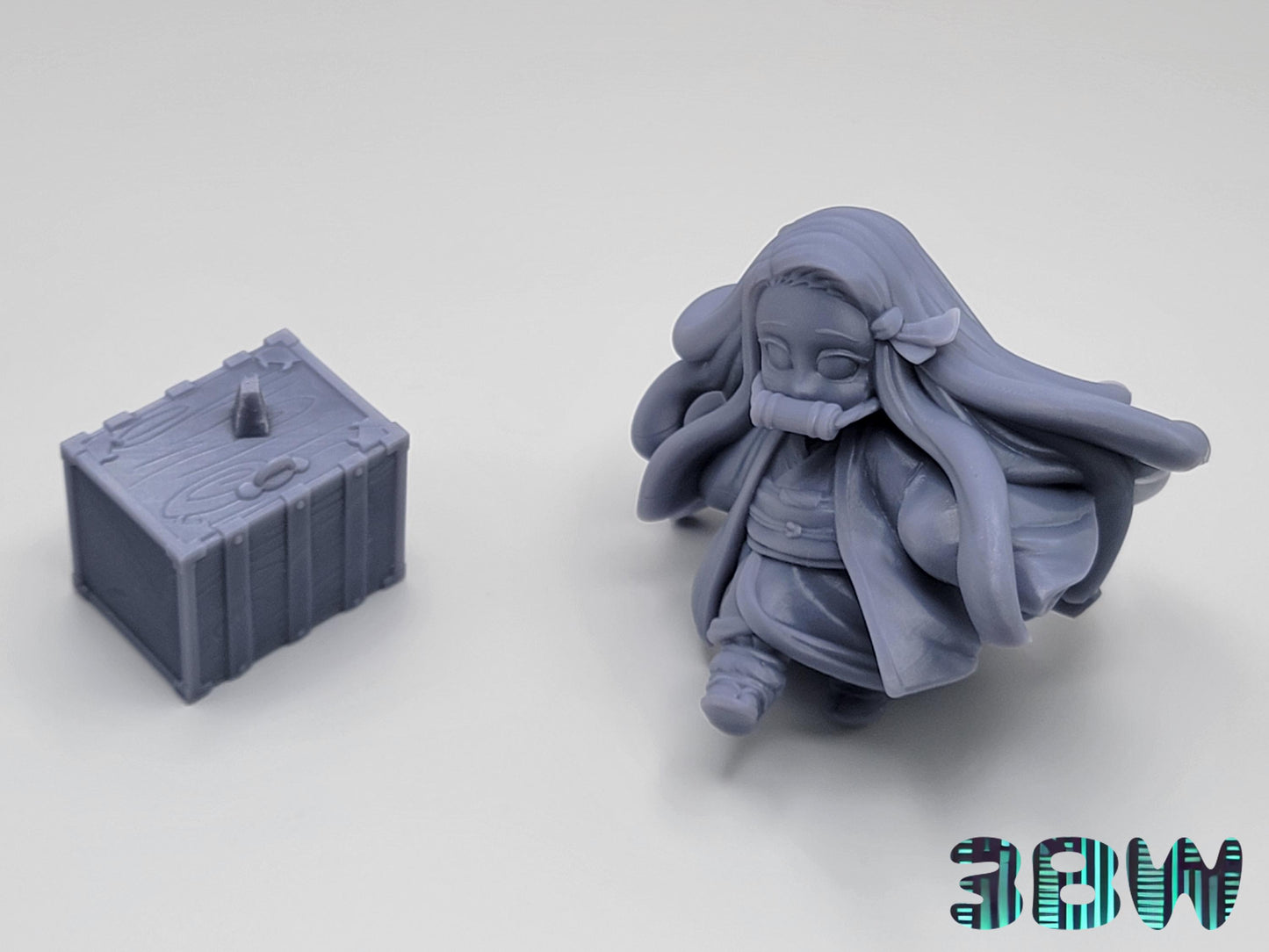 Chibi Nezuko | 3.5-Inch Resin Model Kit | DIY Demon Slayer (Kimetsu no Yaiba)