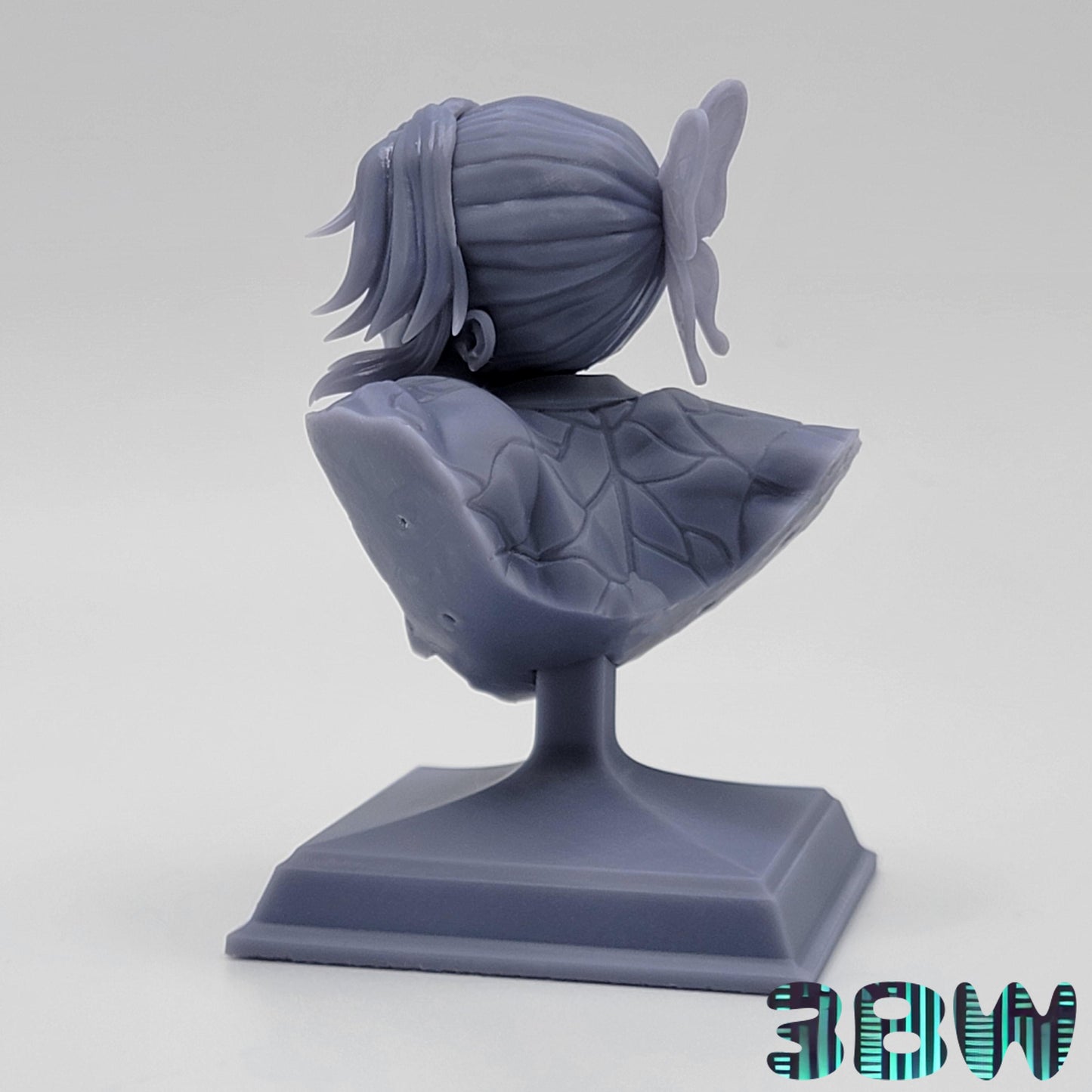 Shinobu Kochou Bust | 2.5-Inch Resin Model Kit | DIY Demon Slayer (Kimetsu no Yaiba)