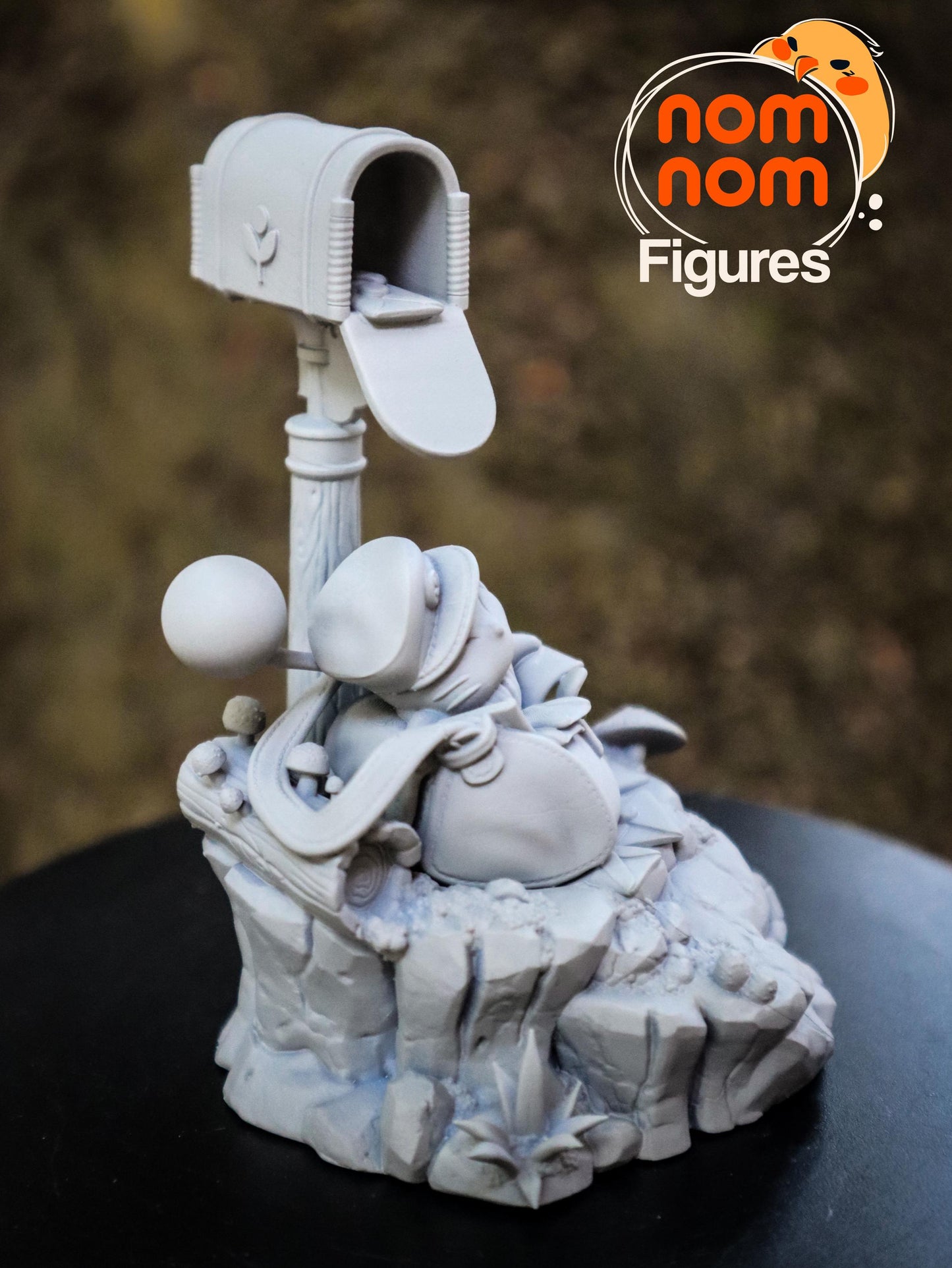 Chibi Mail Moogle | 3.5-Inch Resin Model Kit | DIY Postal Nap Scene Final Fantasy Inspired
