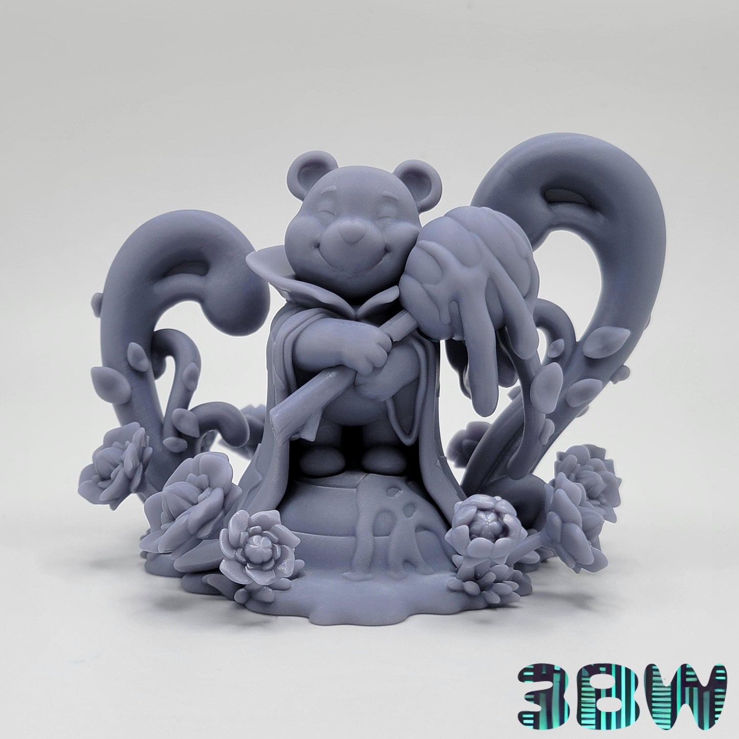 Chibi Winnie the Pooh Lorcana | 3-Inch Resin Model Kit | DIY Disney Pose Scene