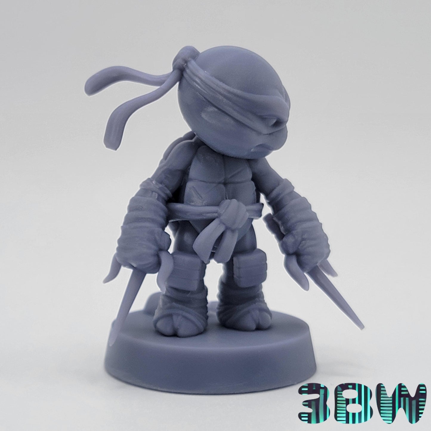 Chibi TMNT Set | 2-Inch Resin Model Kit | DIY TMNT Set | Teenage Mutant Ninja Turtles