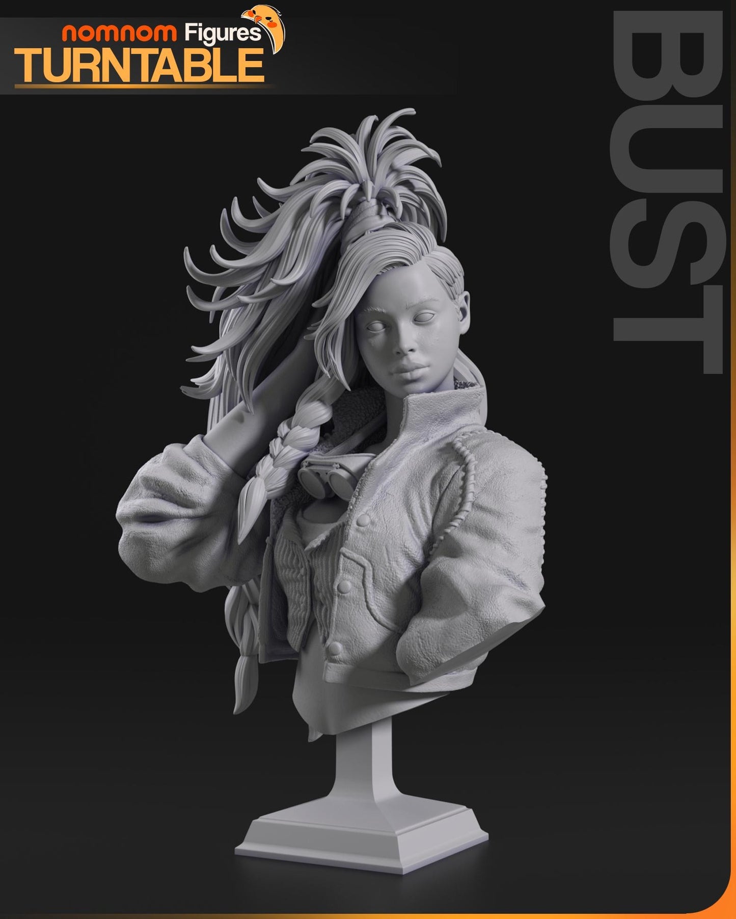 Genma Bust | 4-Inch Resin Model Kit | DIY Monster Hunter Wilds-Inspired Kit