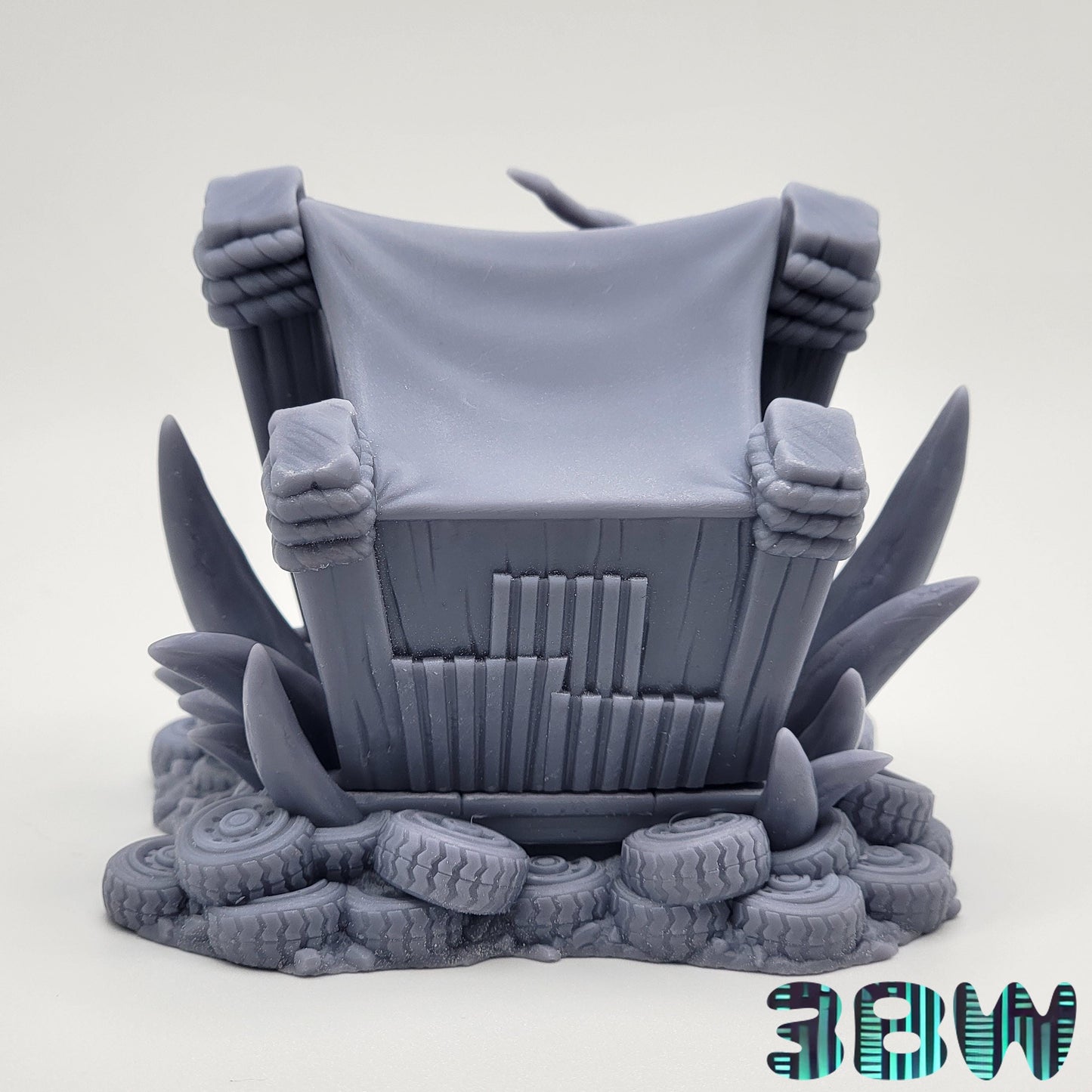Chibi Claptrap | 3-Inch Resin Model Kit | DIY Borderlands Robot Warlord Scene