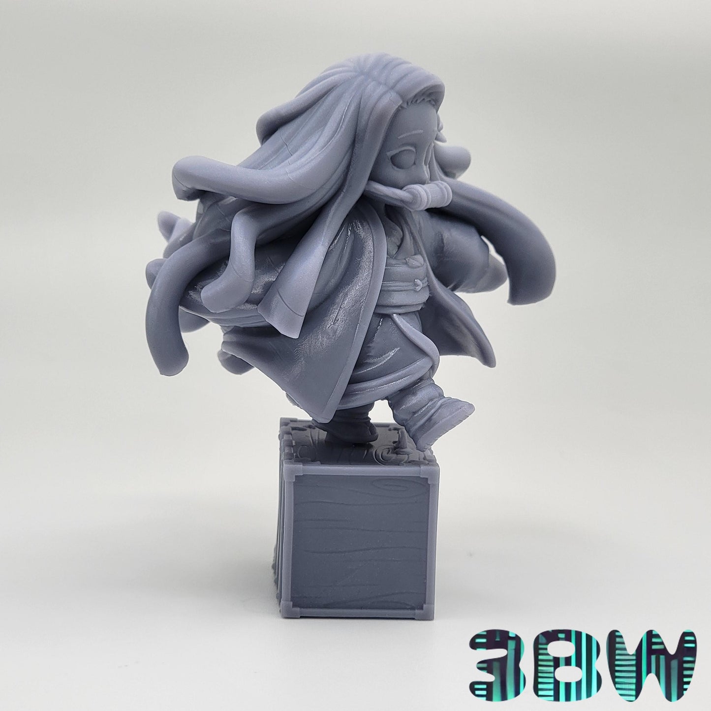 Chibi Nezuko | 3.5-Inch Resin Model Kit | DIY Demon Slayer (Kimetsu no Yaiba)