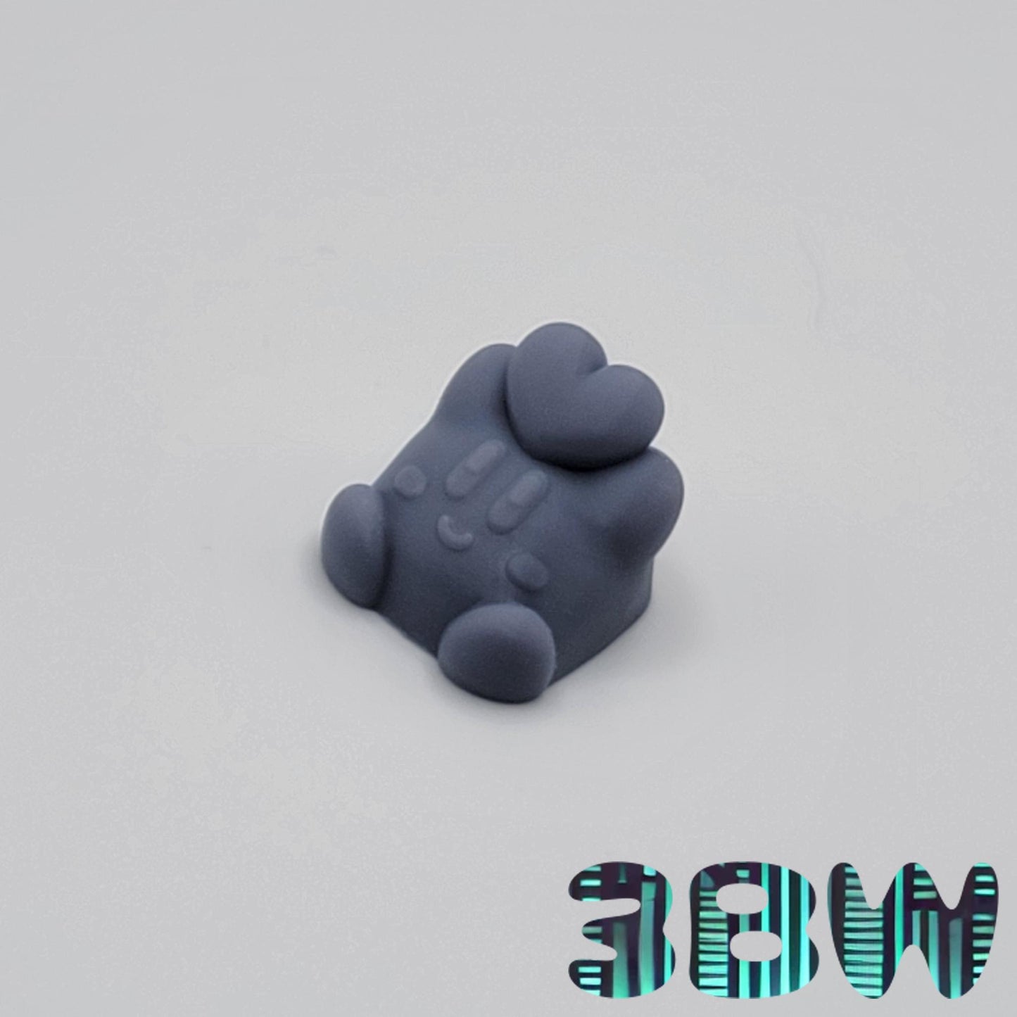 Kirby Keycap Set | Unpainted Resin Artisan Caps | Cherry MX | Armored, Duck Hat, Heart, Sleepy Kirby