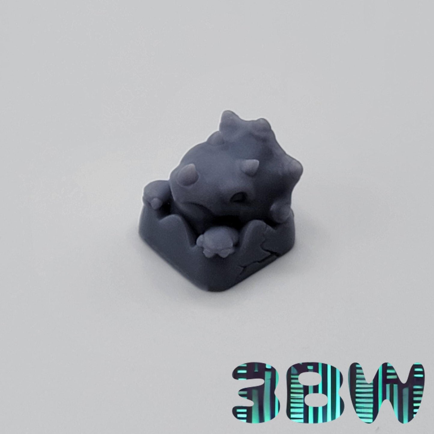 Baby Dinosaur Keycap Set | Unpainted Resin Artisan Caps | Cherry MX | Triceratops, T-Rex, Parasaurolophus