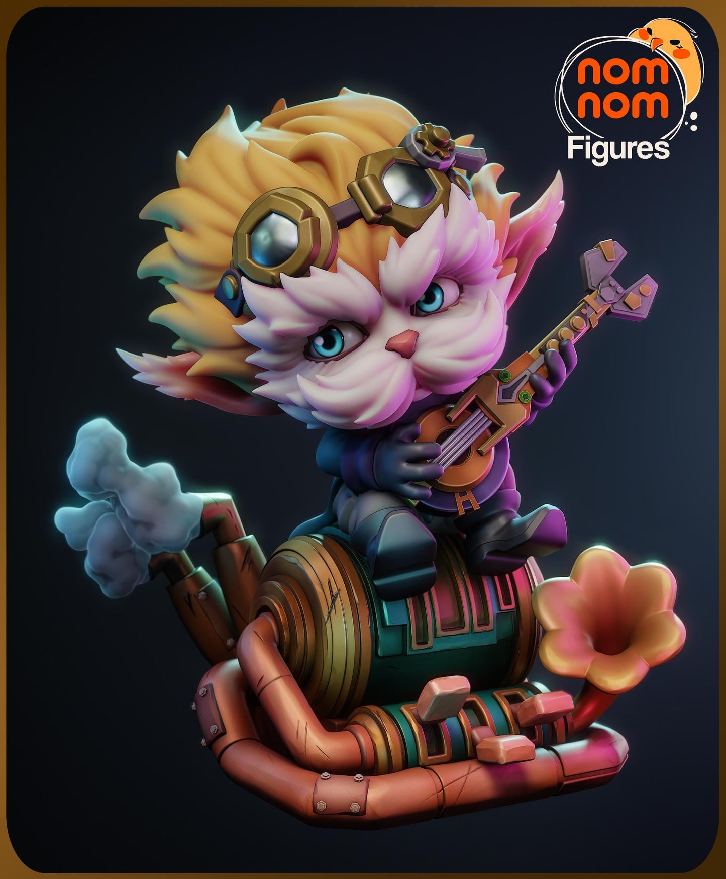 Chibi Heimerdinger | 3-Inch Resin Model Kit | Arcane League of Legends Inventor