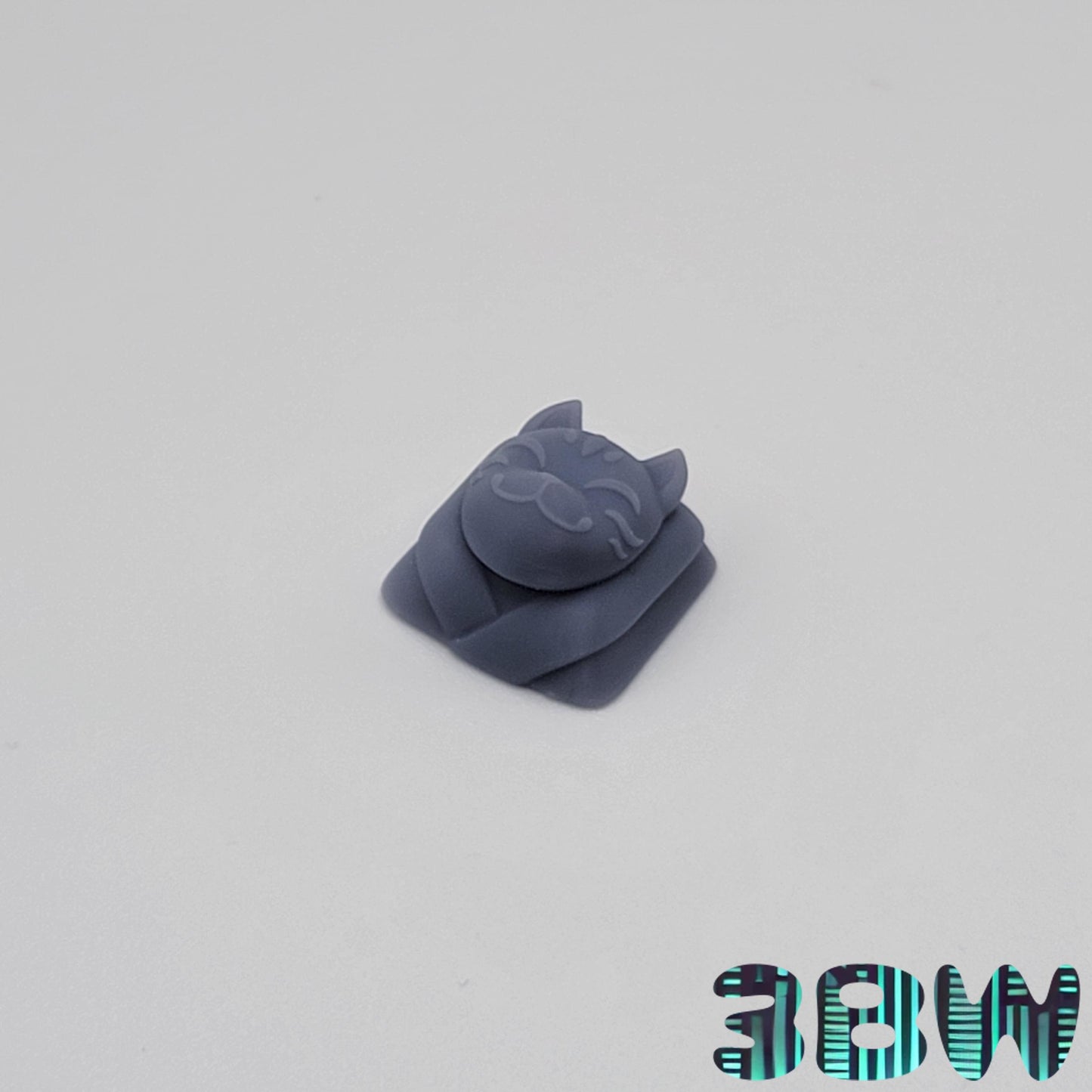 Japanese Mask Keycap Set | Unpainted Resin Artisan Caps | Cherry MX  | Oni, Hannya, Kitsune, Tengu